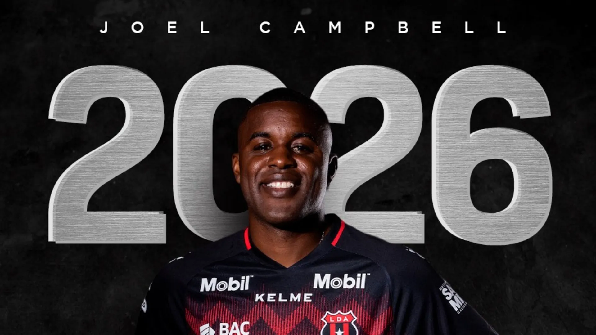 OFICIAL: Liga Deportiva Alajuelense anunció el fichaje de Joel Campbell