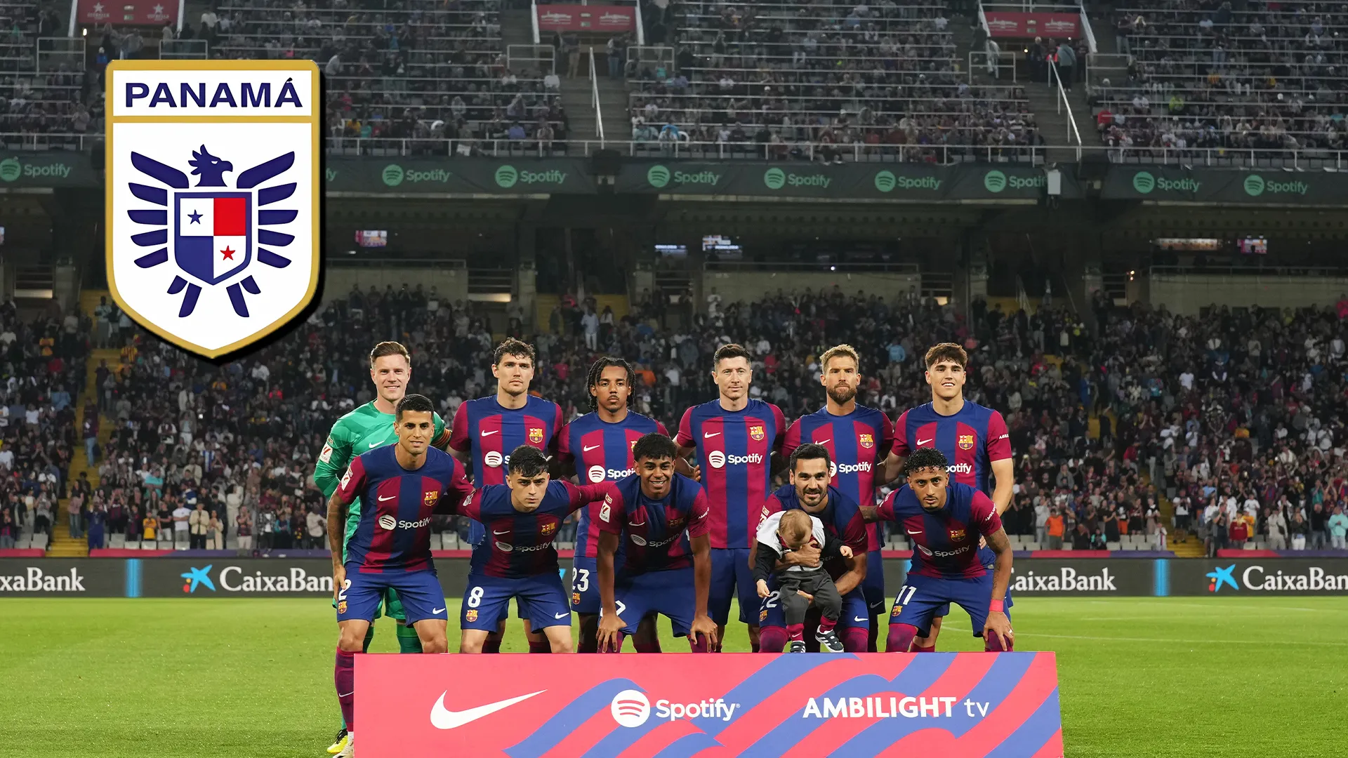 Figuras del FC Barcelona promocionan amistoso de la Selección de Panamá