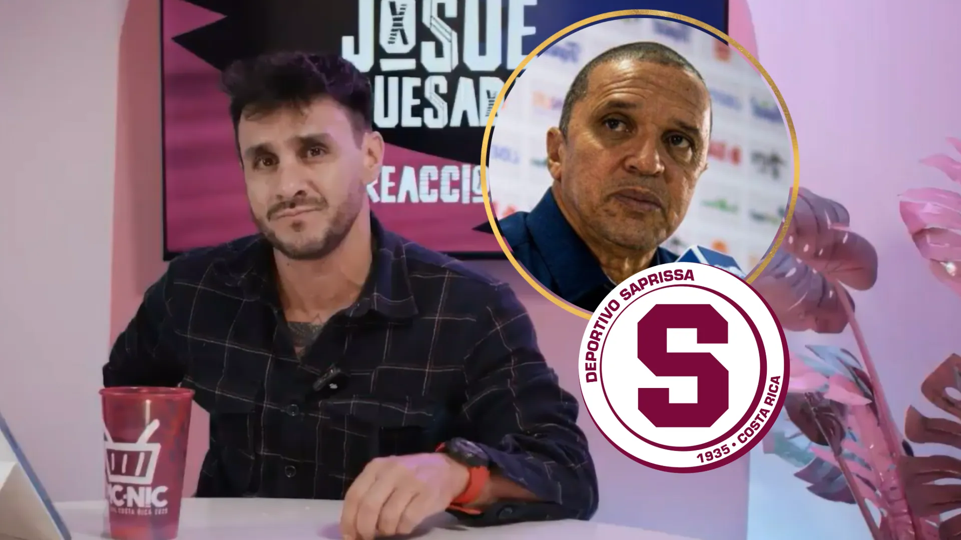 Josué Quesada y Erick Lonnis.