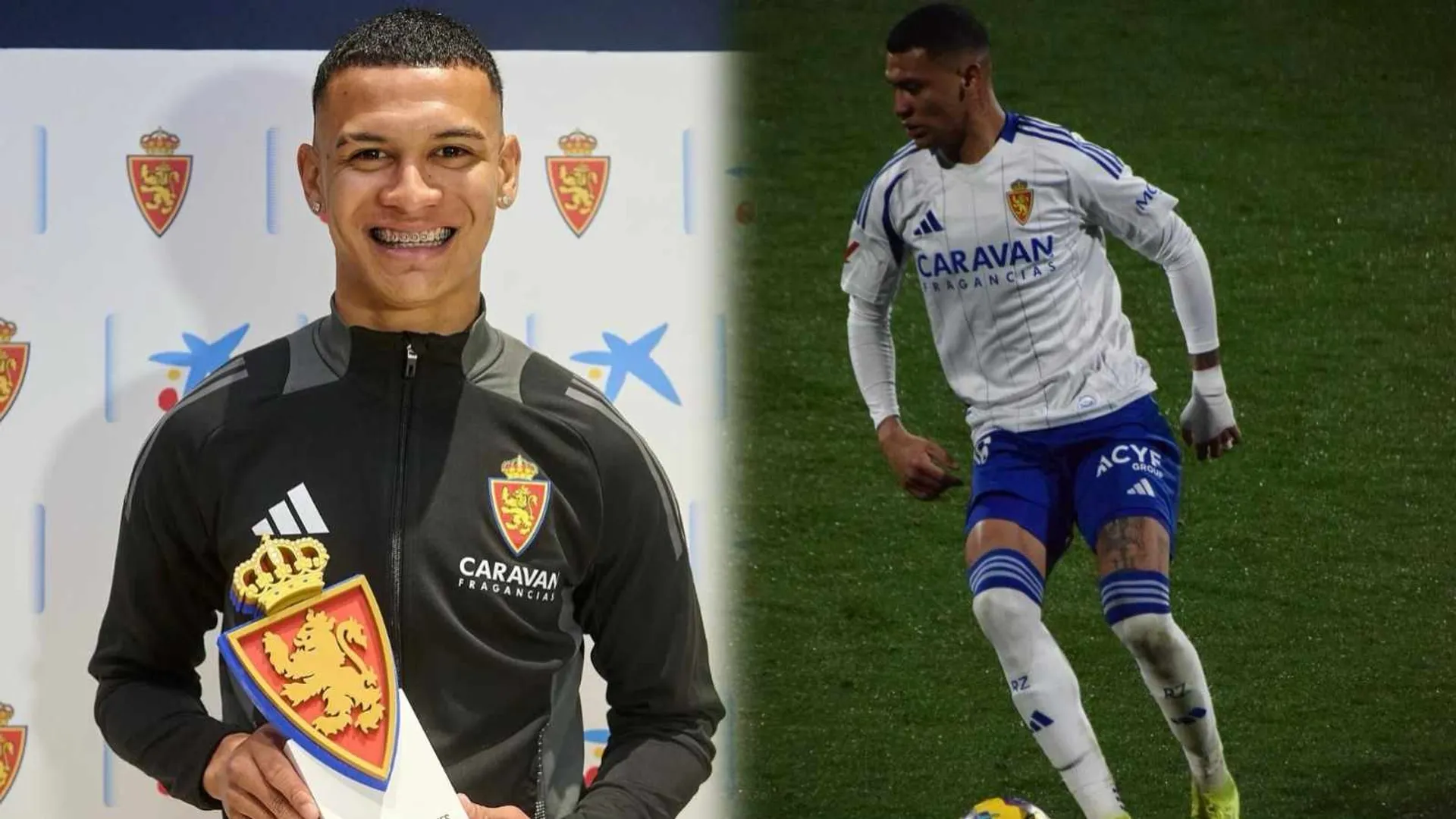 Kervin Arriaga se destaca: el premio que recibió el hondureño por parte de Real Zaragoza