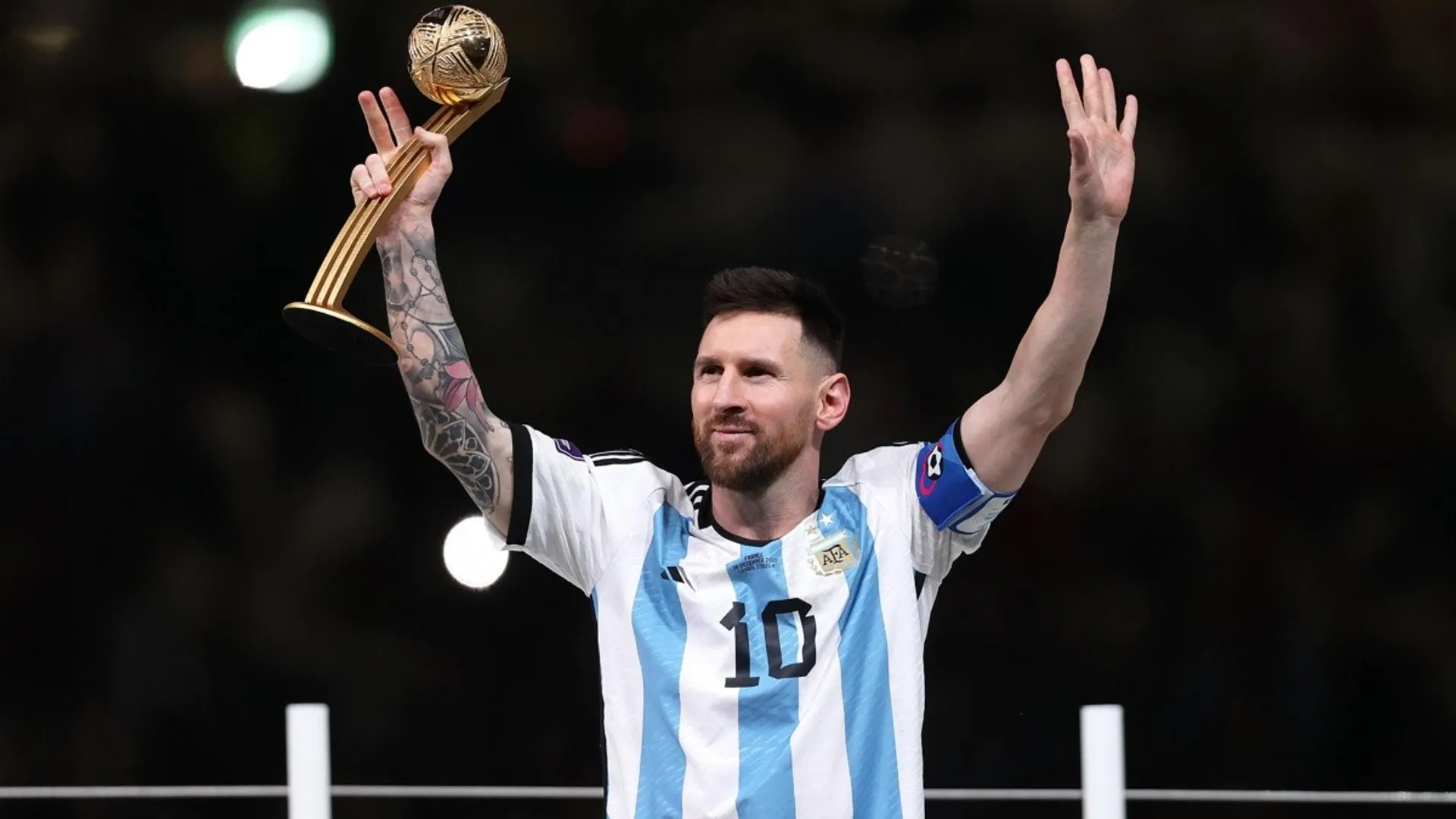 Lionel Messi con la camiseta de un equipo de Concacaf que sorprendió a todos