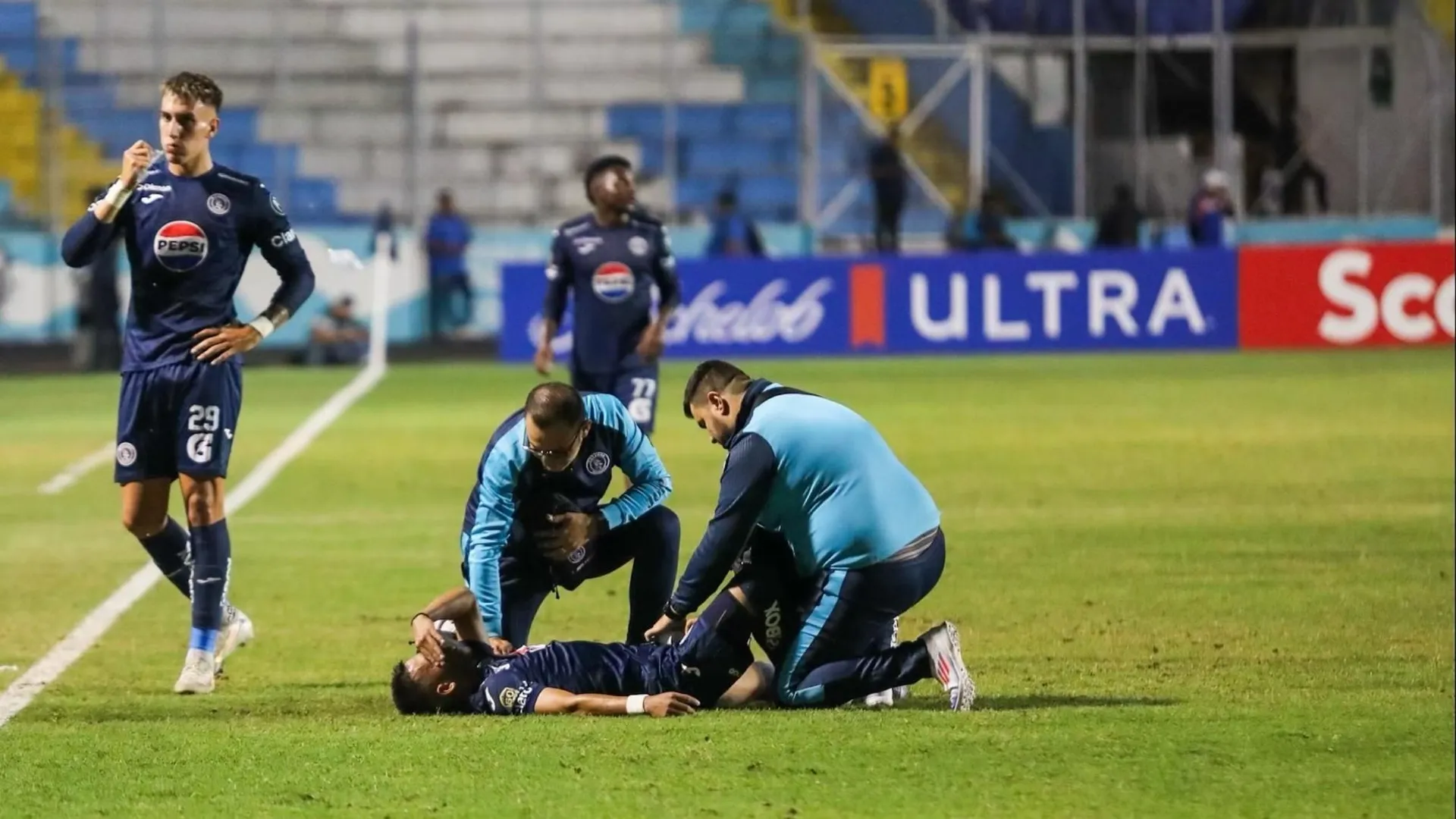 ¡Uno más a la lista! Otro lesionado en Motagua que se perderá la vuelta ante Cincinnati, ¿Cuánto estará de baja?