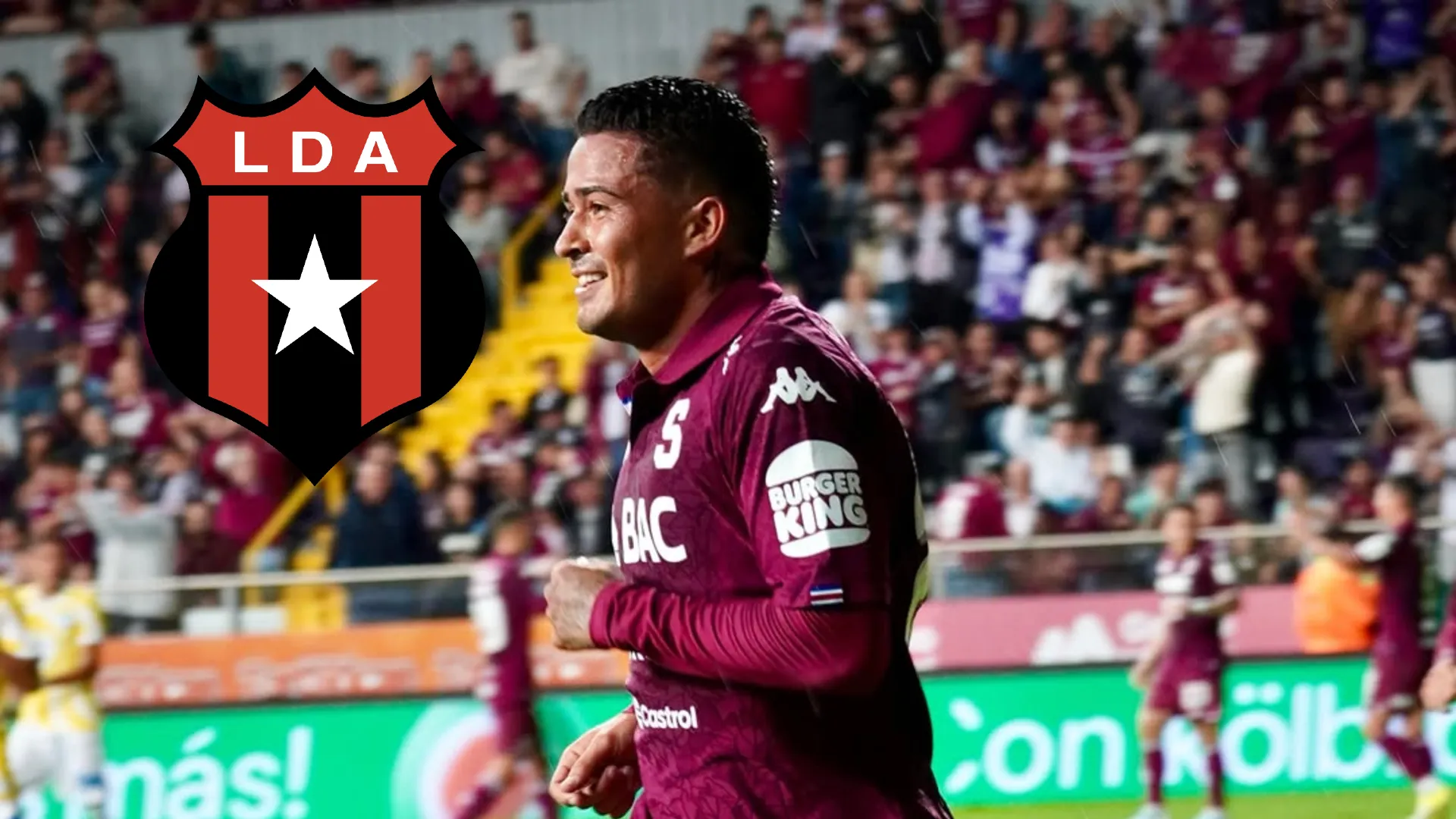 Gerson Torres ya piensa en el clásico vs. Alajuelense.
