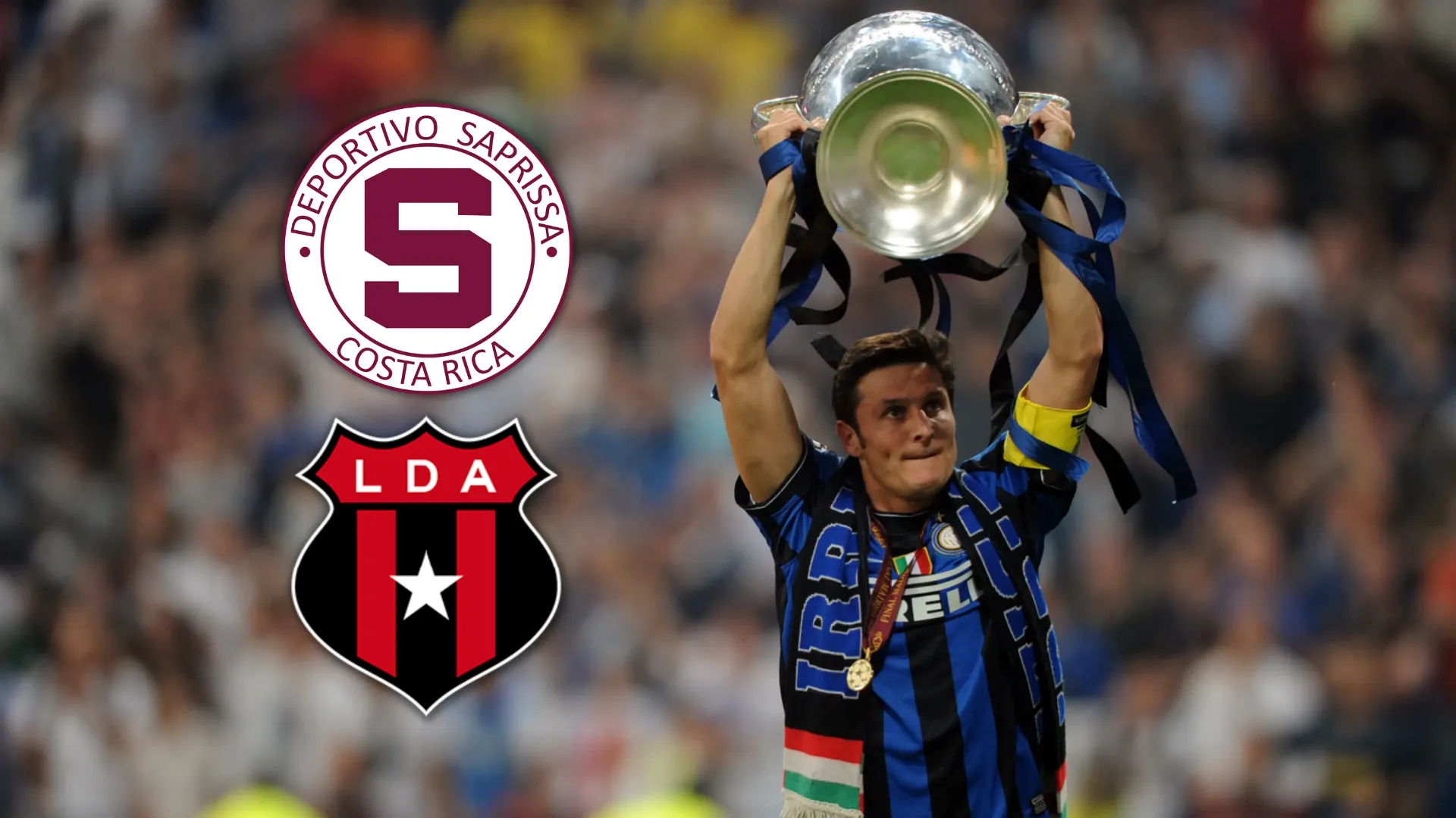 ¿Existe el ADN? Javier Zanetti da su postura en debate que involucra a Saprissa y Alajuelense