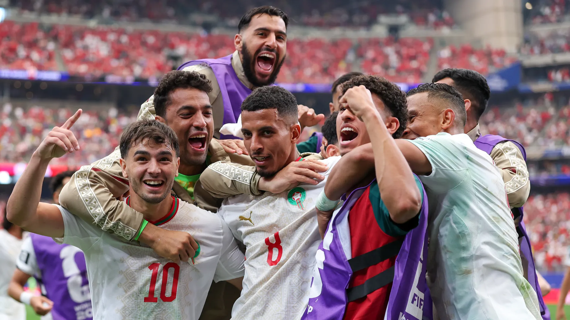 Marruecos goleó 3-0 a Canadá, sigue invicto y se clasificó a cuartos de final: resumen y goles