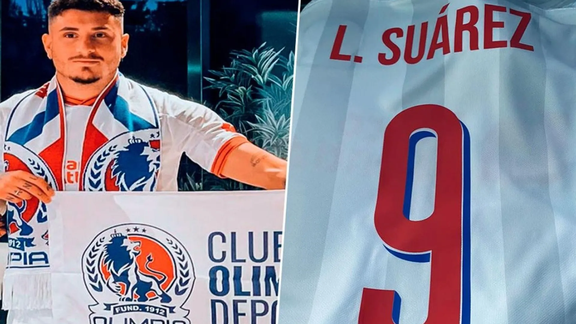 ¿Luis Suárez y Josema Giménez? Aficionados de Olimpia