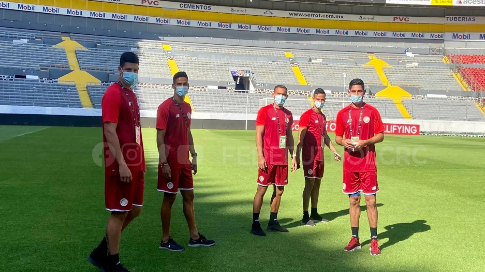 Alineación de Costa Rica para su debut en el Preolímpico
