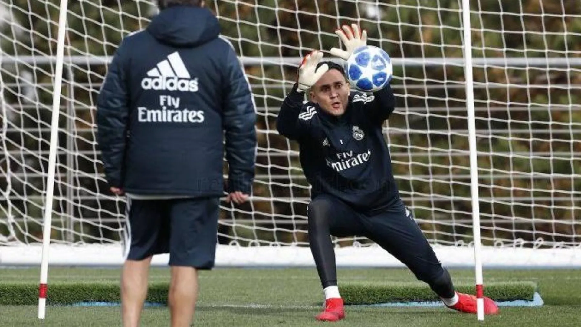 Keylor vuelve a los entrenamientos y sería titular en Roma