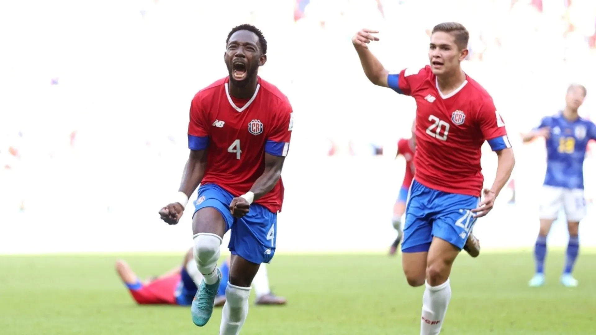 Costa Rica sorprende con gane ante Japón y sueña con clasificarse a la siguiente fase