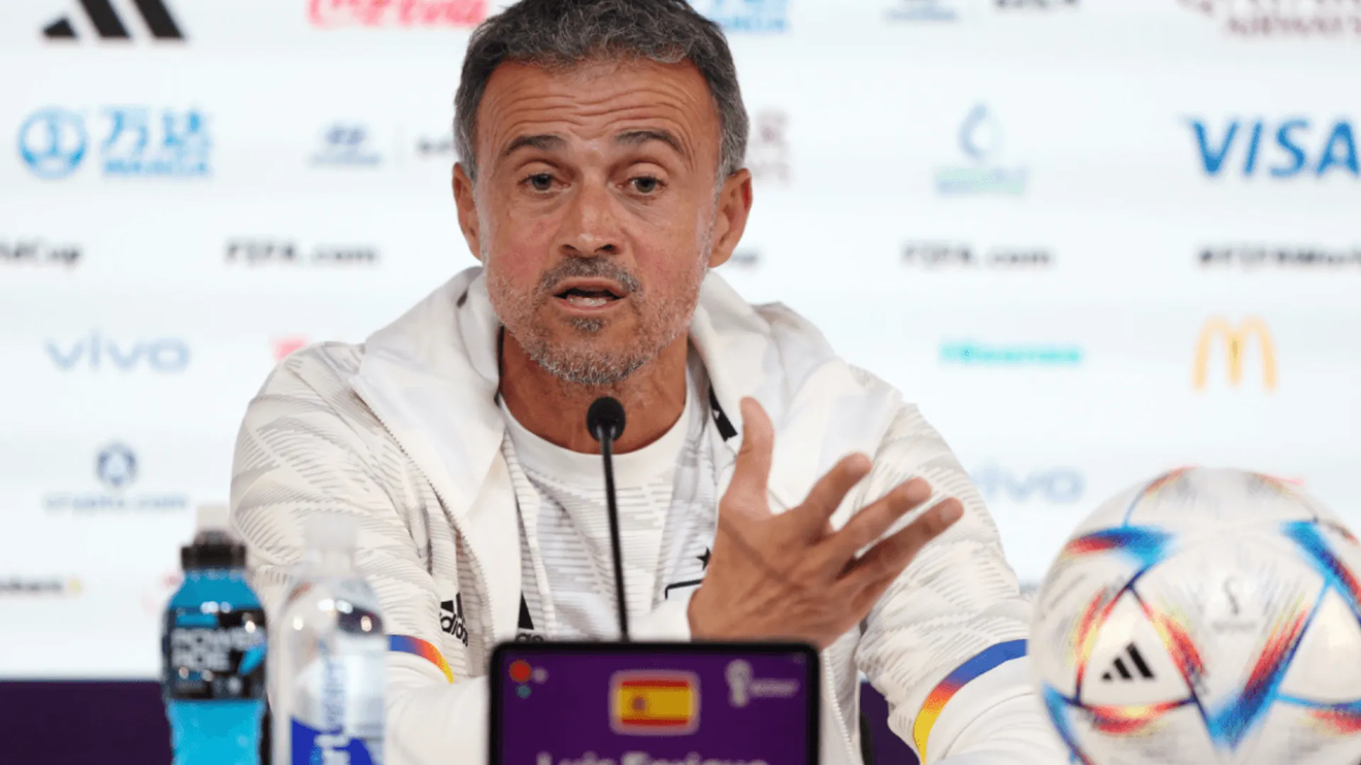 Luis Enrique comete otro error con Costa Rica: "Es su tercer Mundial"