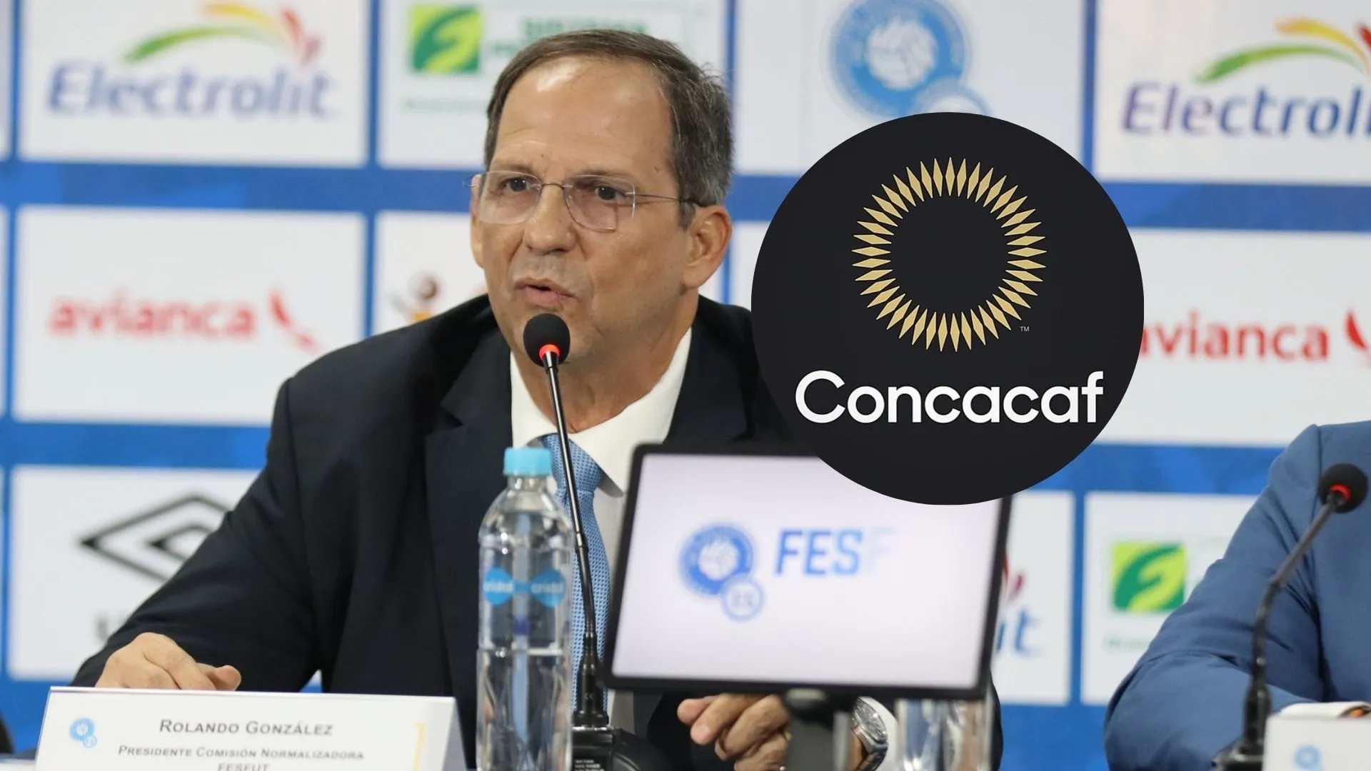 Rolando González, presidente de la Federación Salvadoreña de Fútbol.