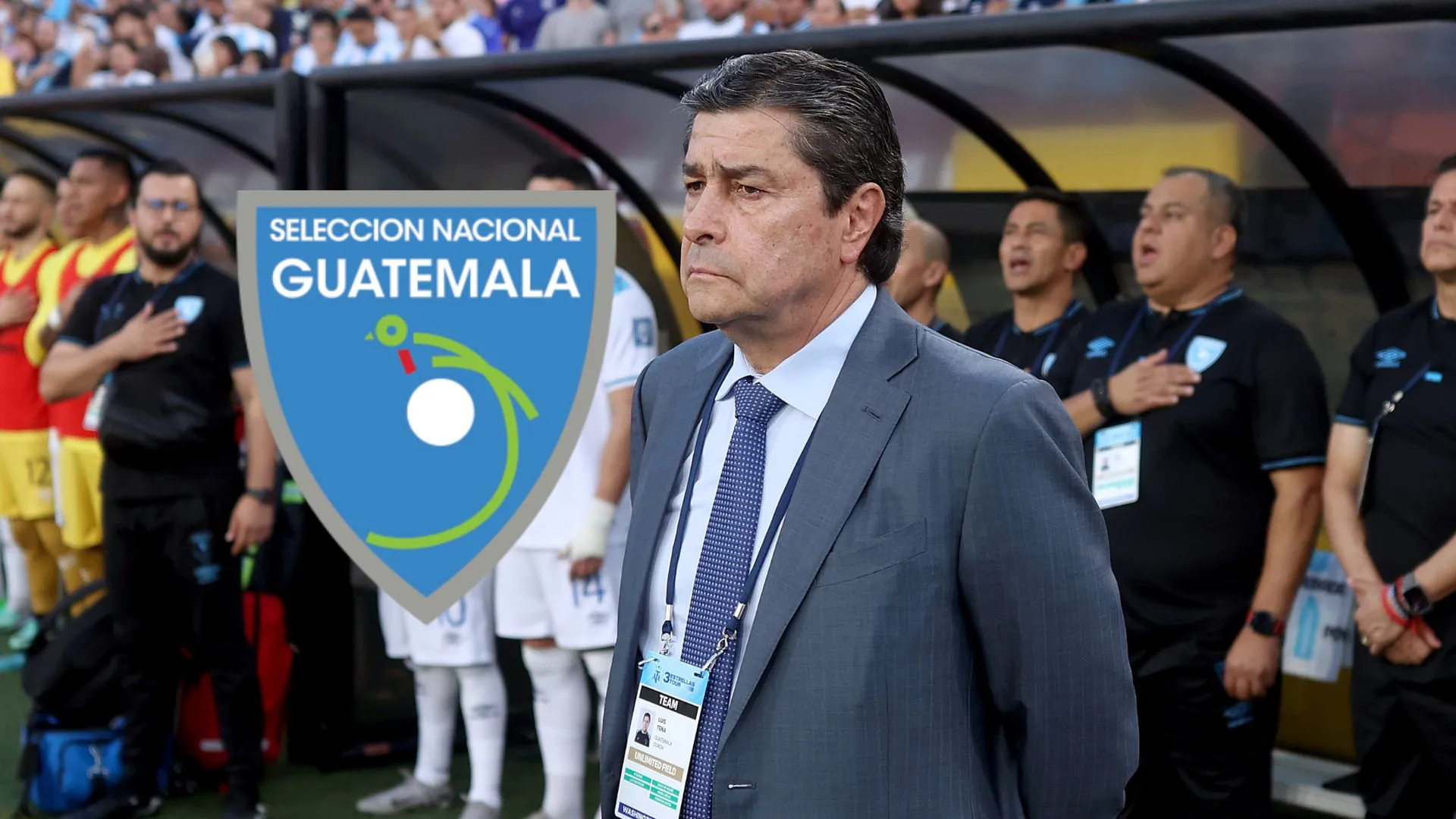 Luis Fernando Tena en la Selección de Guatemala.