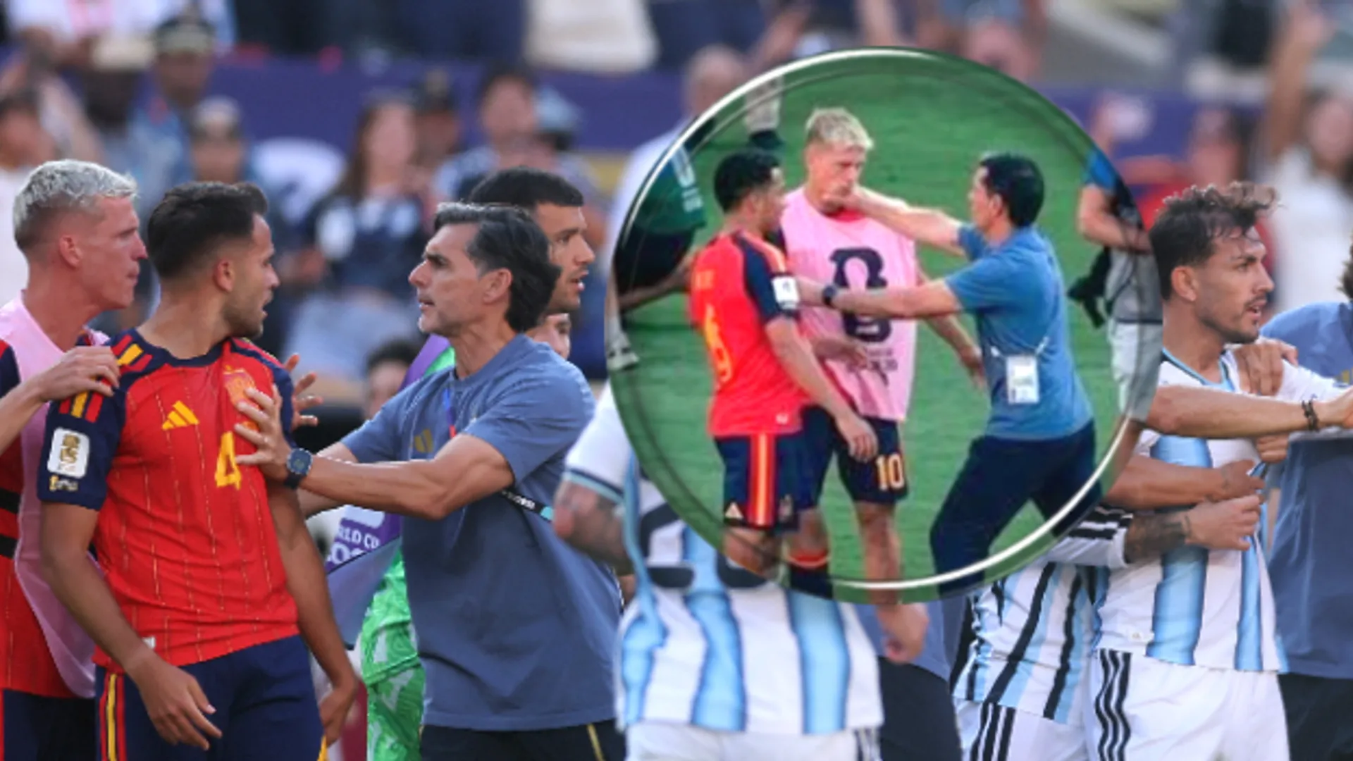 Roberto Ayala le responde a Dani Olmo por la pelea tras la final del Mundial 2026 y revela por qué le pegó