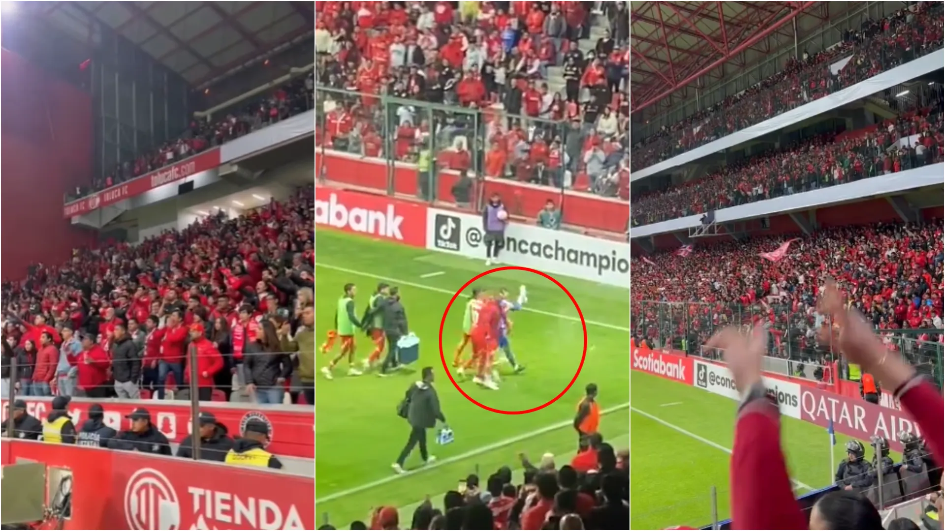 Herediano desató un infierno: así reaccionó la afición de Toluca tras la eliminación (VIDEO)