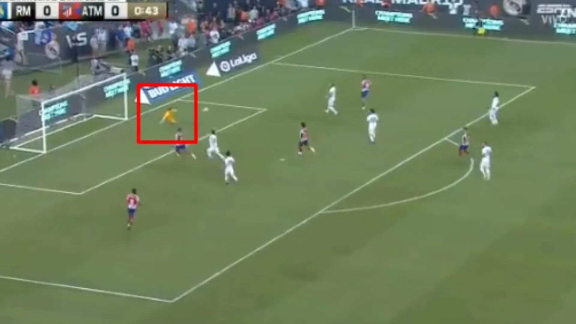 El Atlético ya le gana al Madrid por 1-0