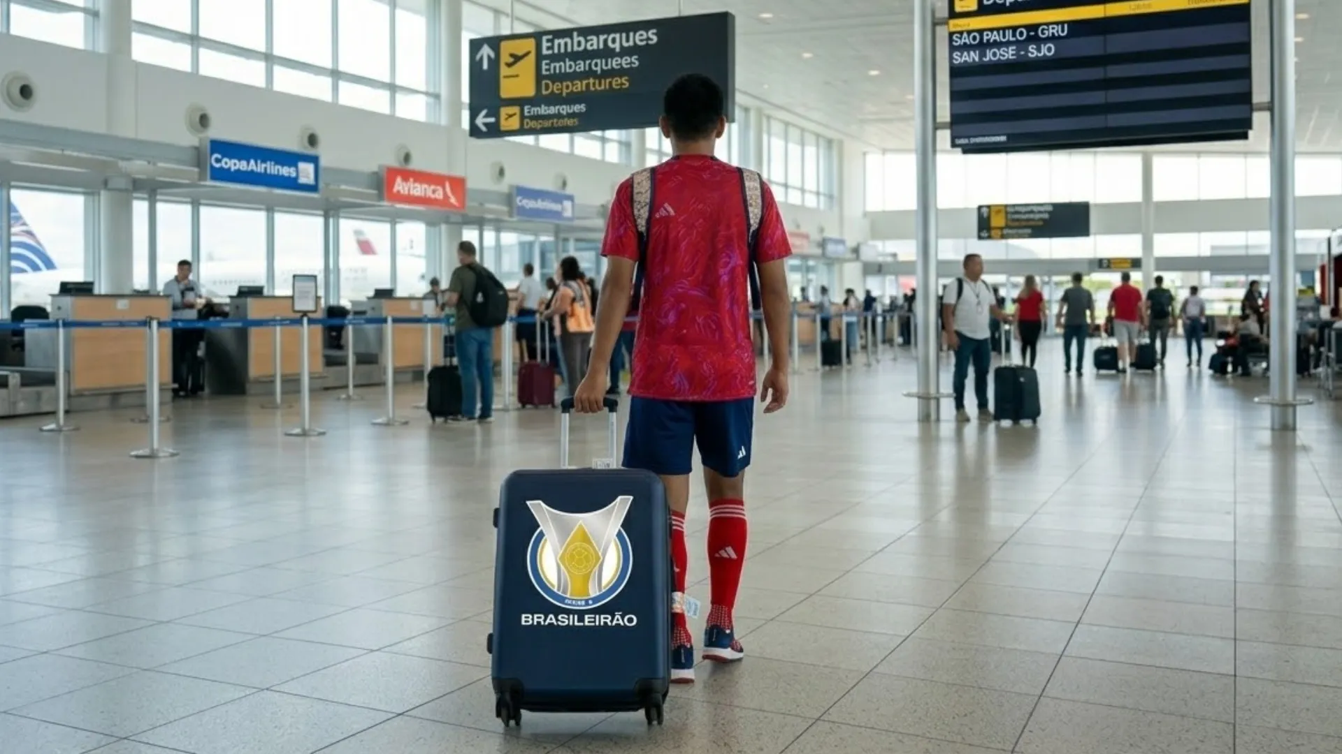 Futbolista tico se marcha a Brasil.