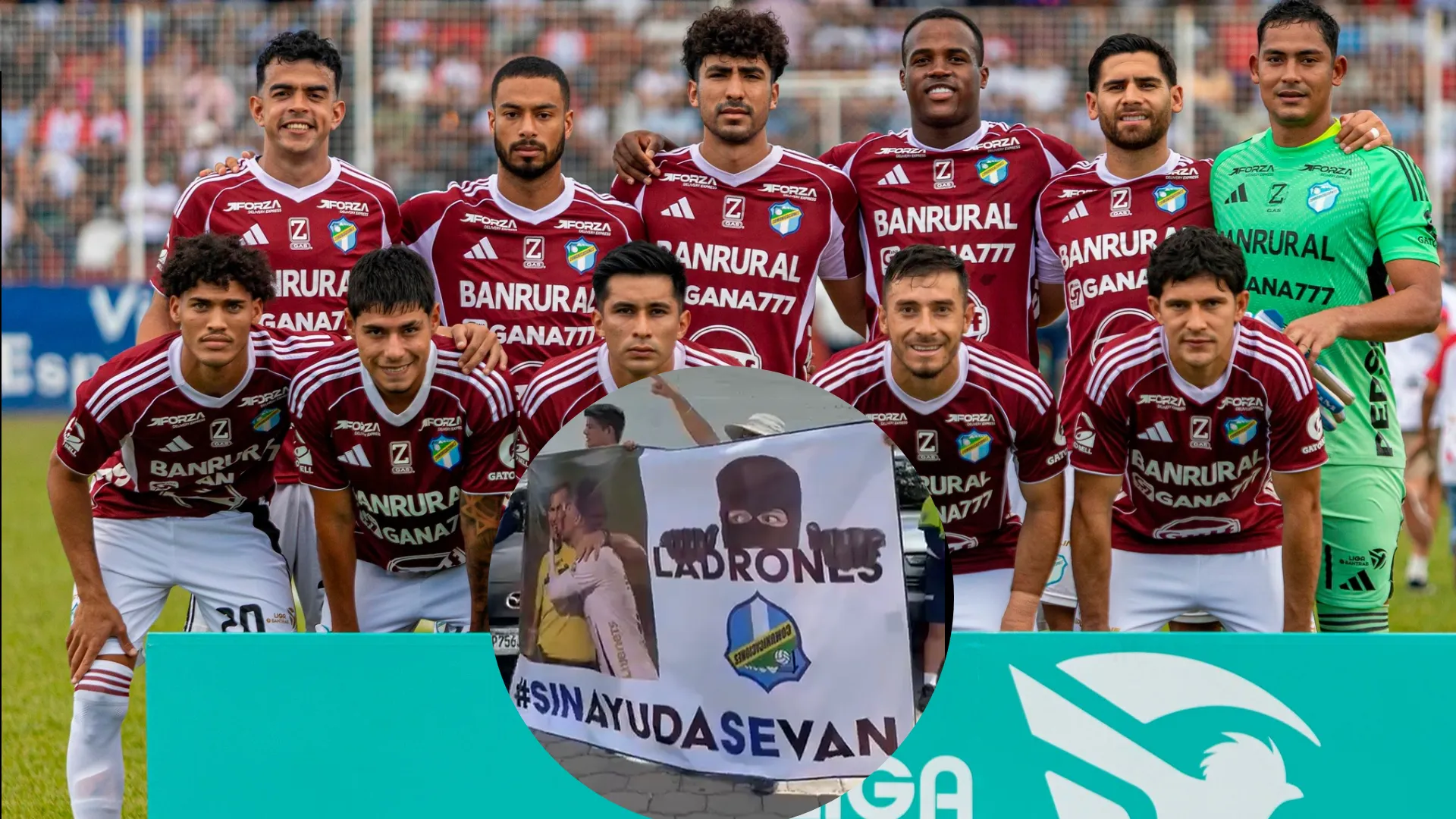 El tenso recibimiento a Comunicaciones y el Fantasma Figueroa en la cancha de Mictlán