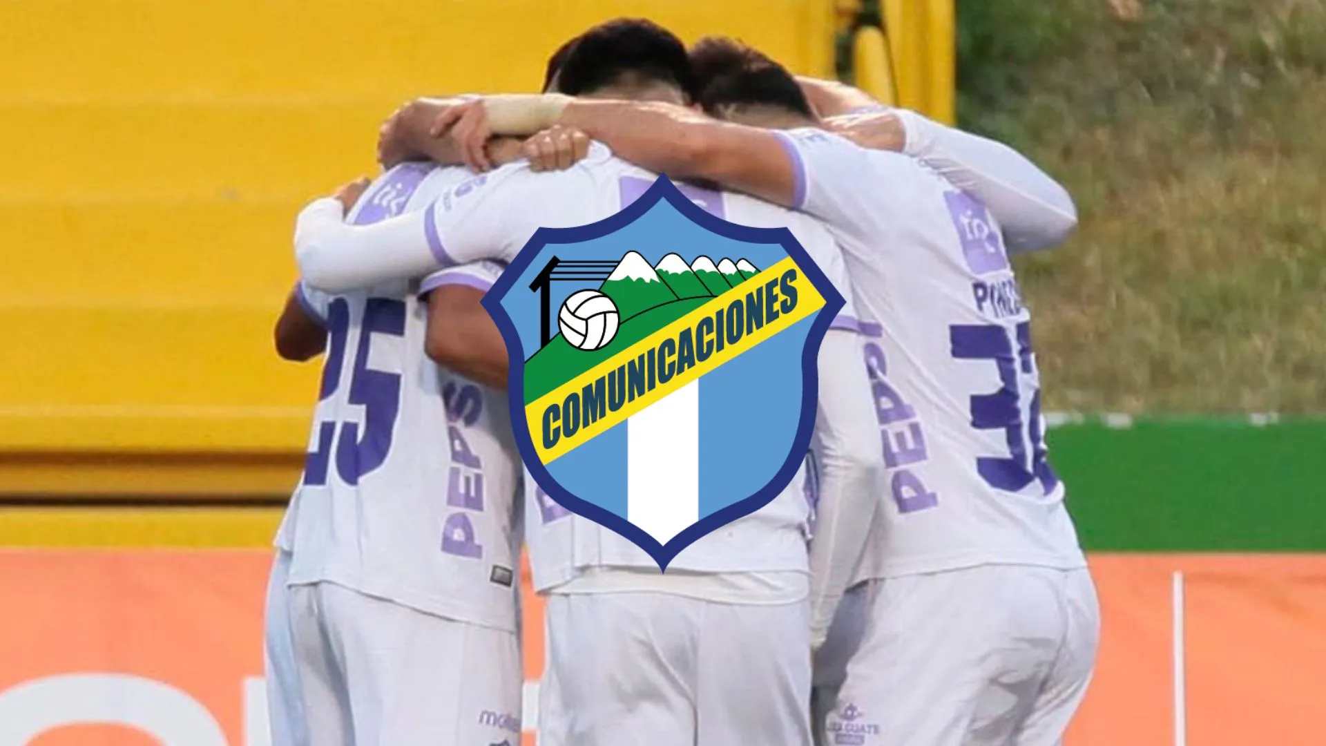 festejo de gol de comunicaciones