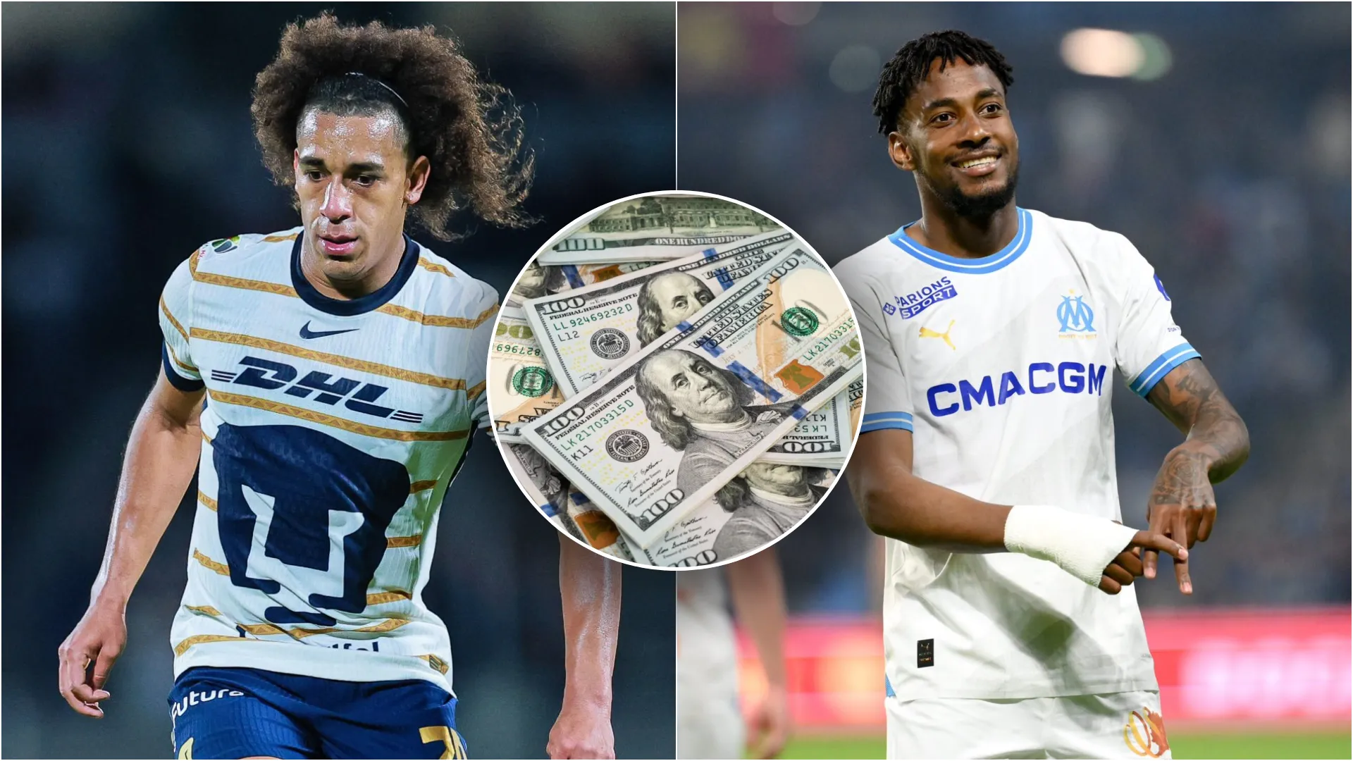Mientras Adalberto Carrasquilla gana $1.4 millones en Pumas, esto es lo que cobra Michael Murillo en Olympique de Marsella