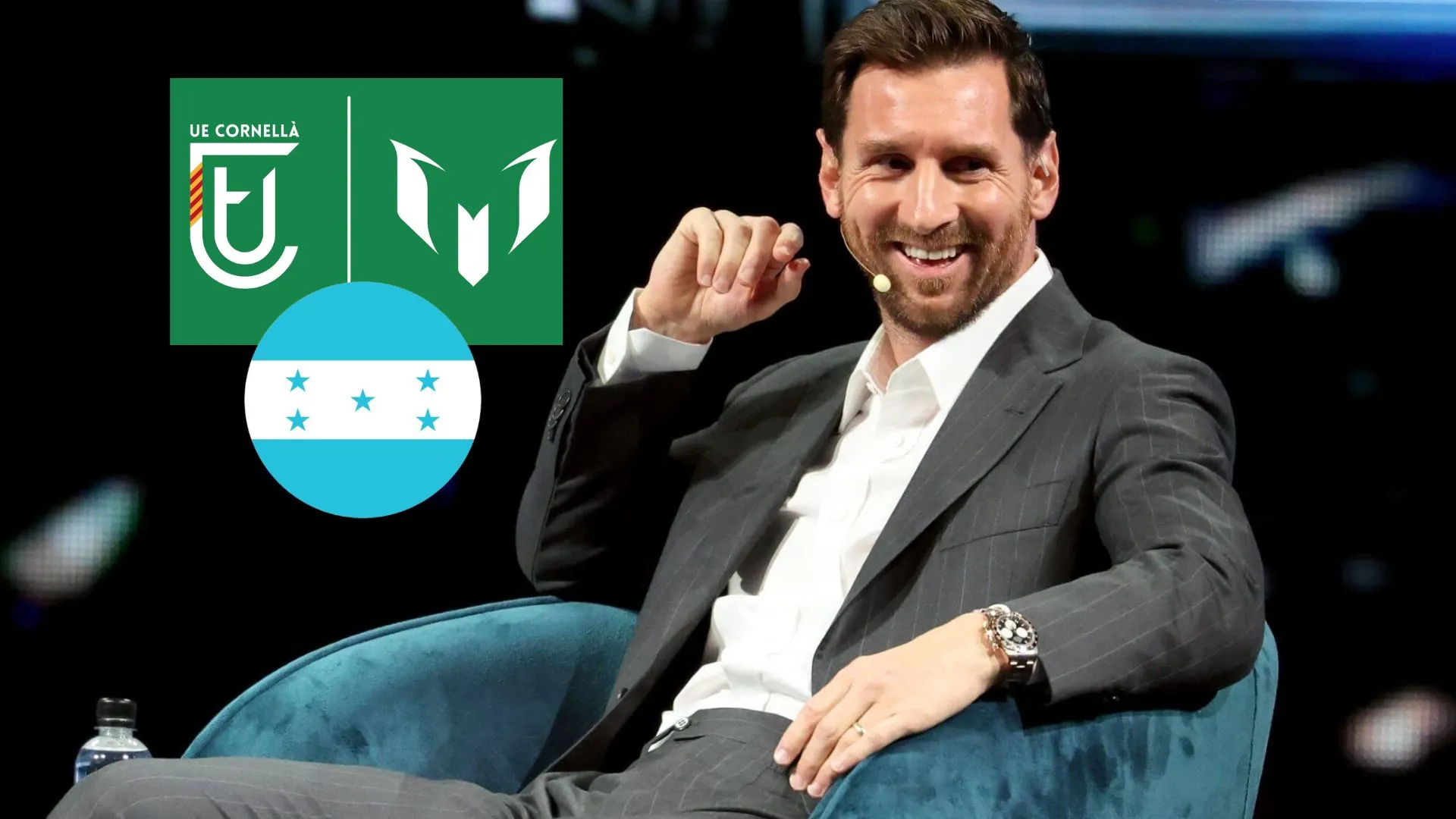 Cerca de Lionel Messi: quién es la promesa hondureña que juega en UE Cornellá, el club que compró el 10
