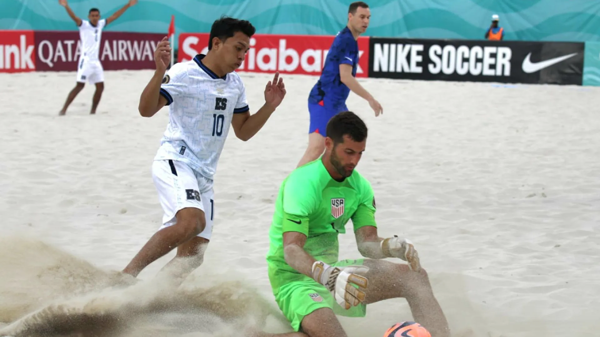 Premundial Concacaf de Futbol Playa 2023: El Salvador fue goleado por Estados Unidos y se queda sin ir al Mundial