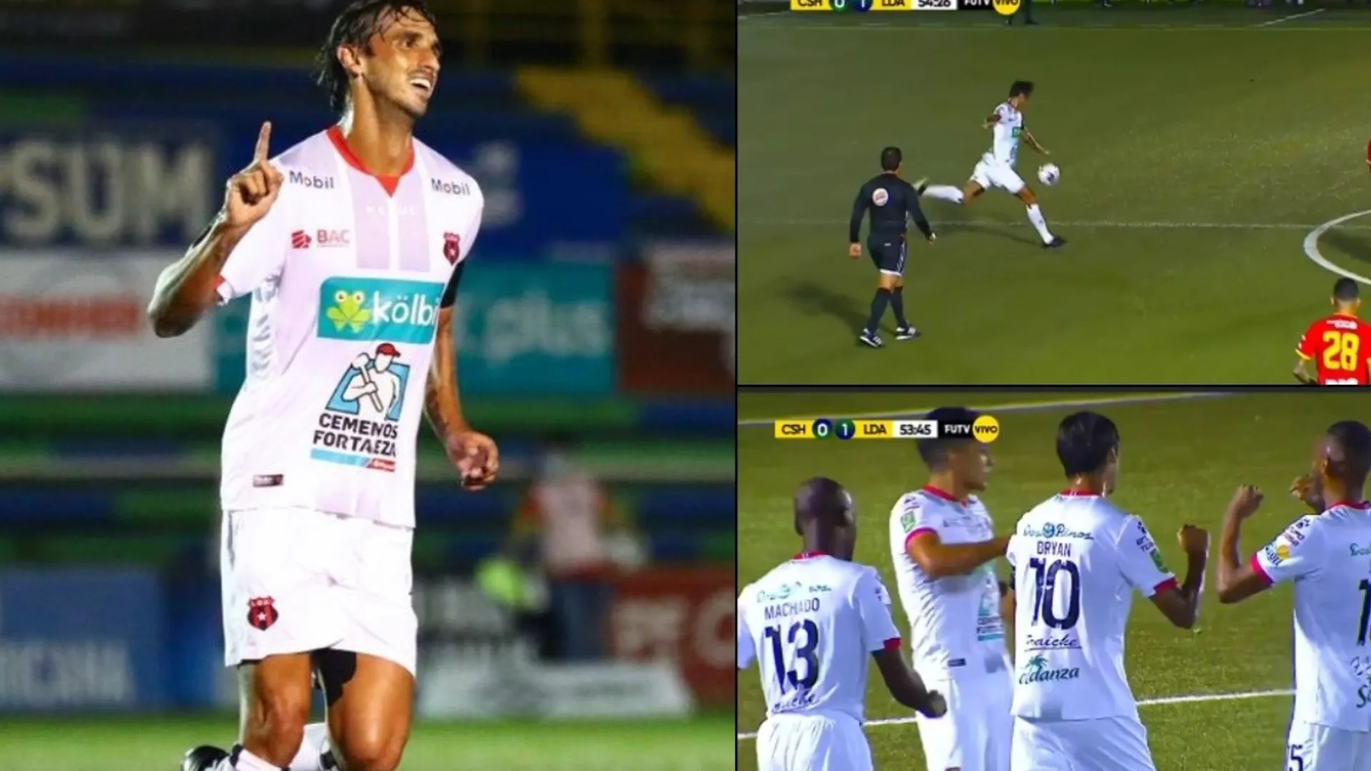 Bryan Ruiz anota el primer gol desde su regreso a Costa Rica