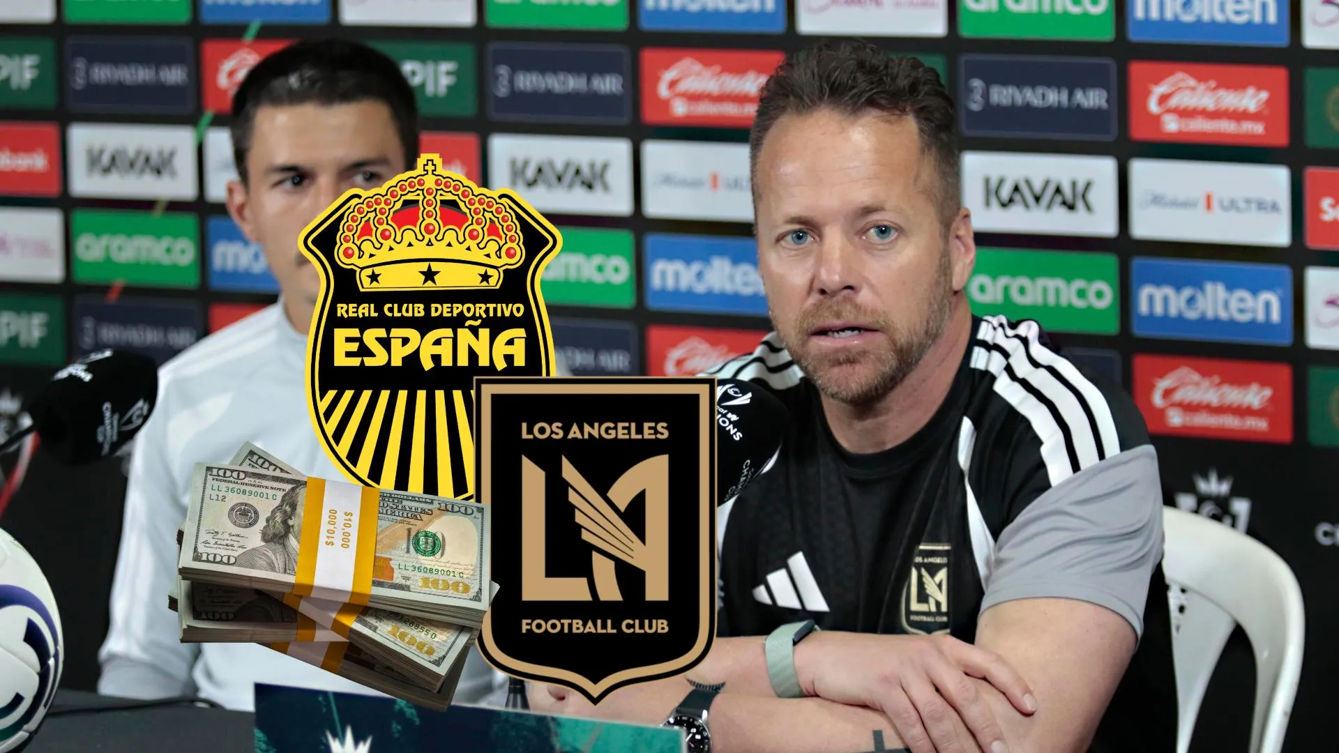 "Más plata": Entrenador de LAFC sentencia a Real España y deja recado a la liga de Honduras