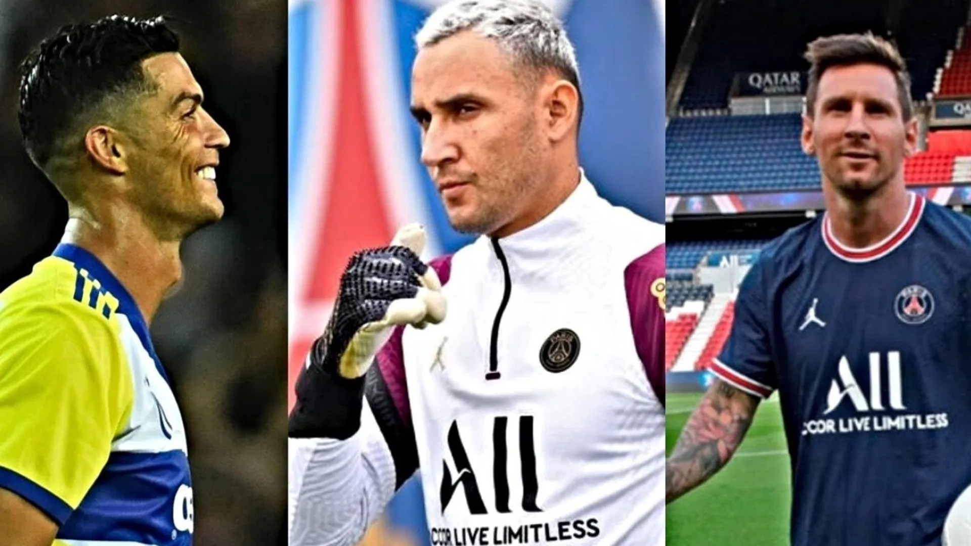Keylor Navas se convirtió en el primer arquero en jugar con Cristiano Ronaldo y Lionel Messi