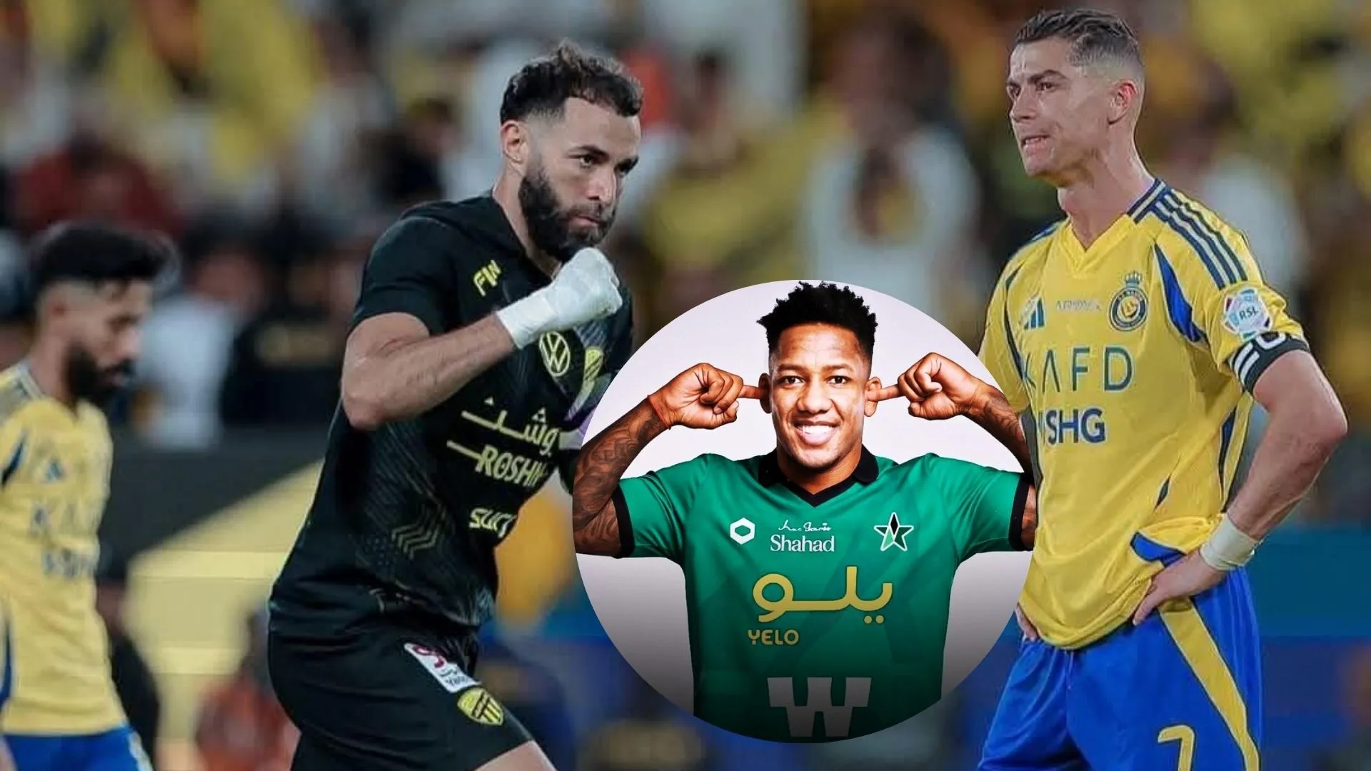 Romell Quioto es sorprendido por Karim Benzema en Liga de Arabia Saudita sin ser presentado