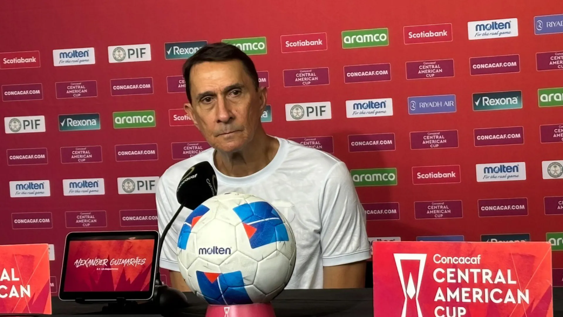 “Esperemos a que termine el partido”: Guimaraes deja una puerta abierta por si sale campeón de la Copa Centroamericana