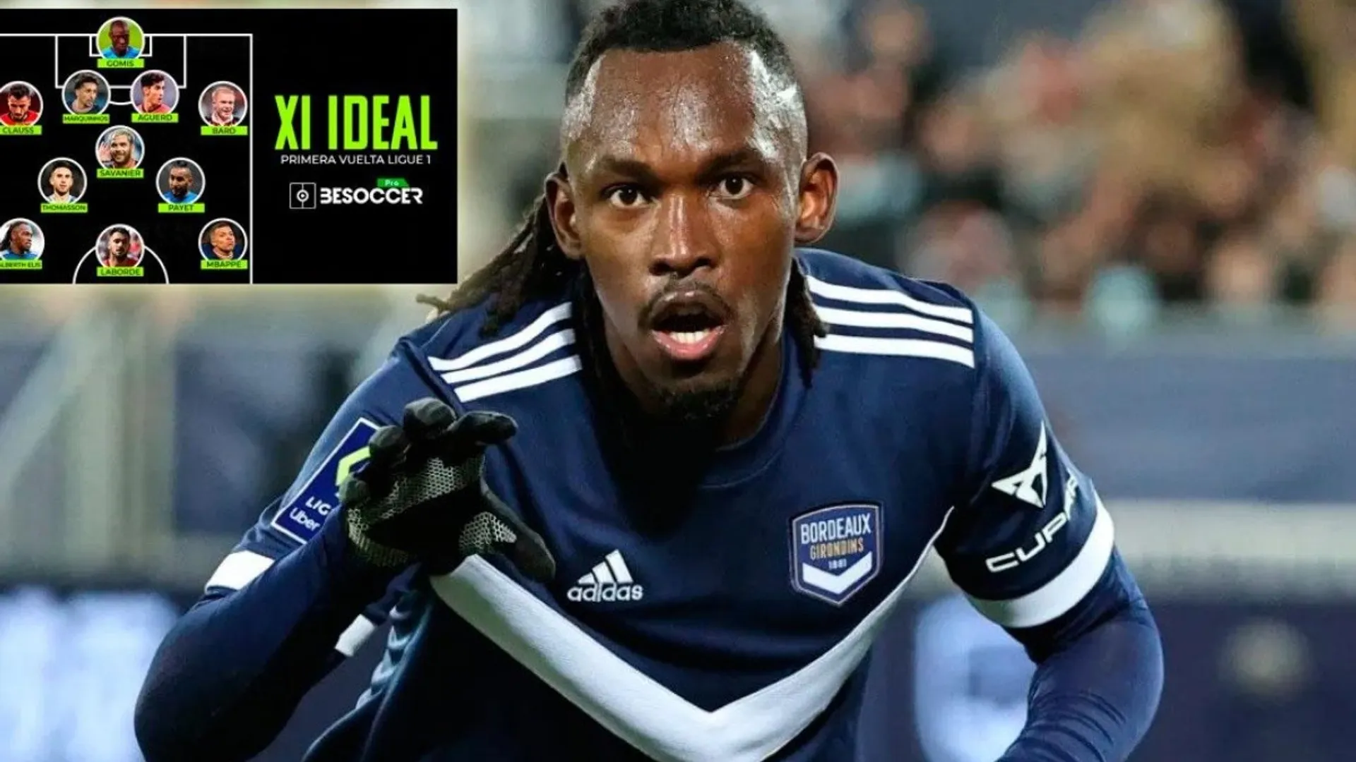 Alberth Elis es elegido en XI Ideal de la primera vuelta de la Ligue 1
