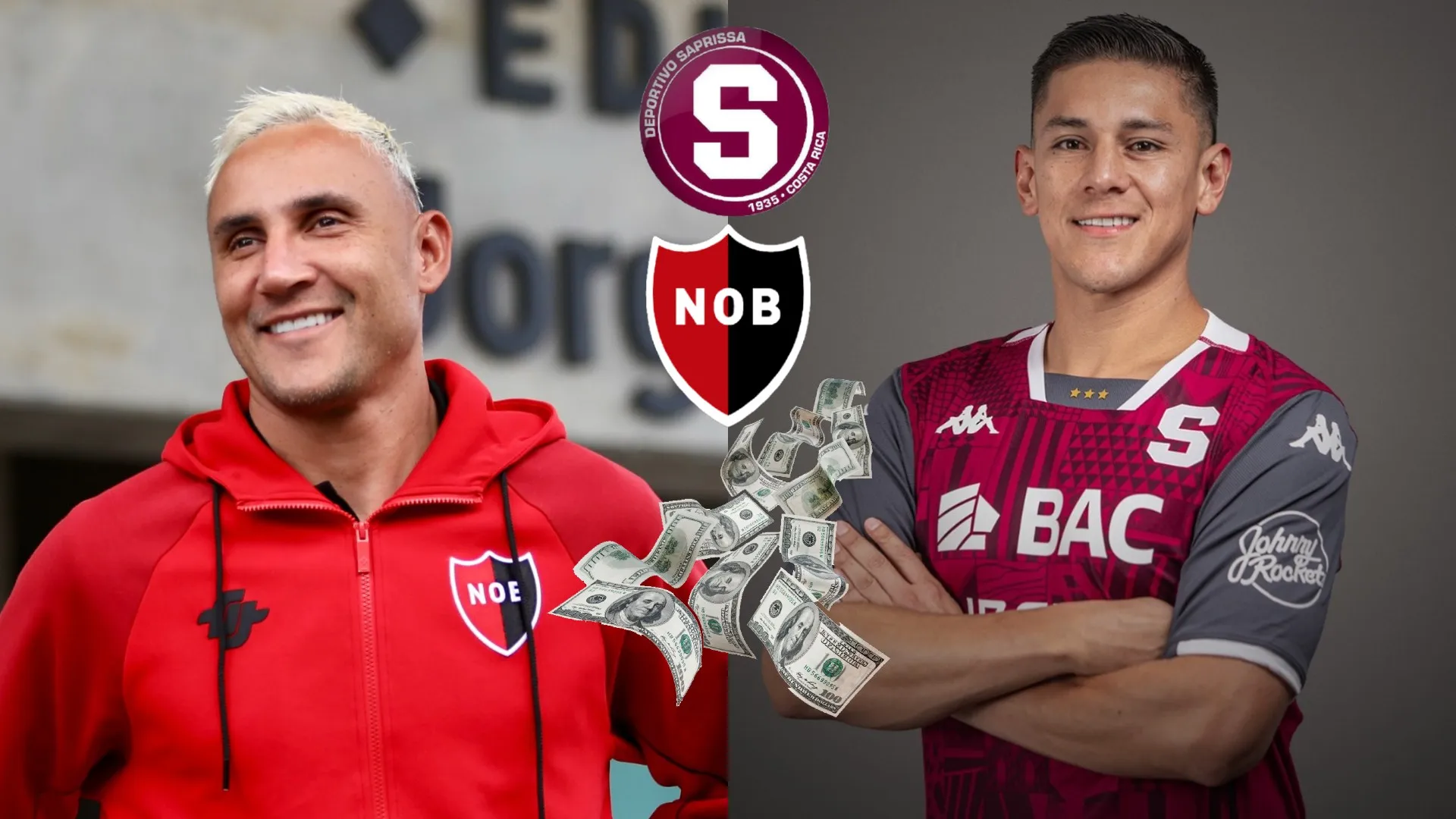Mientras Keylor Navas gana un millón de dólares por año en Newell’s, esto cobra Óscar Duarte en Saprissa