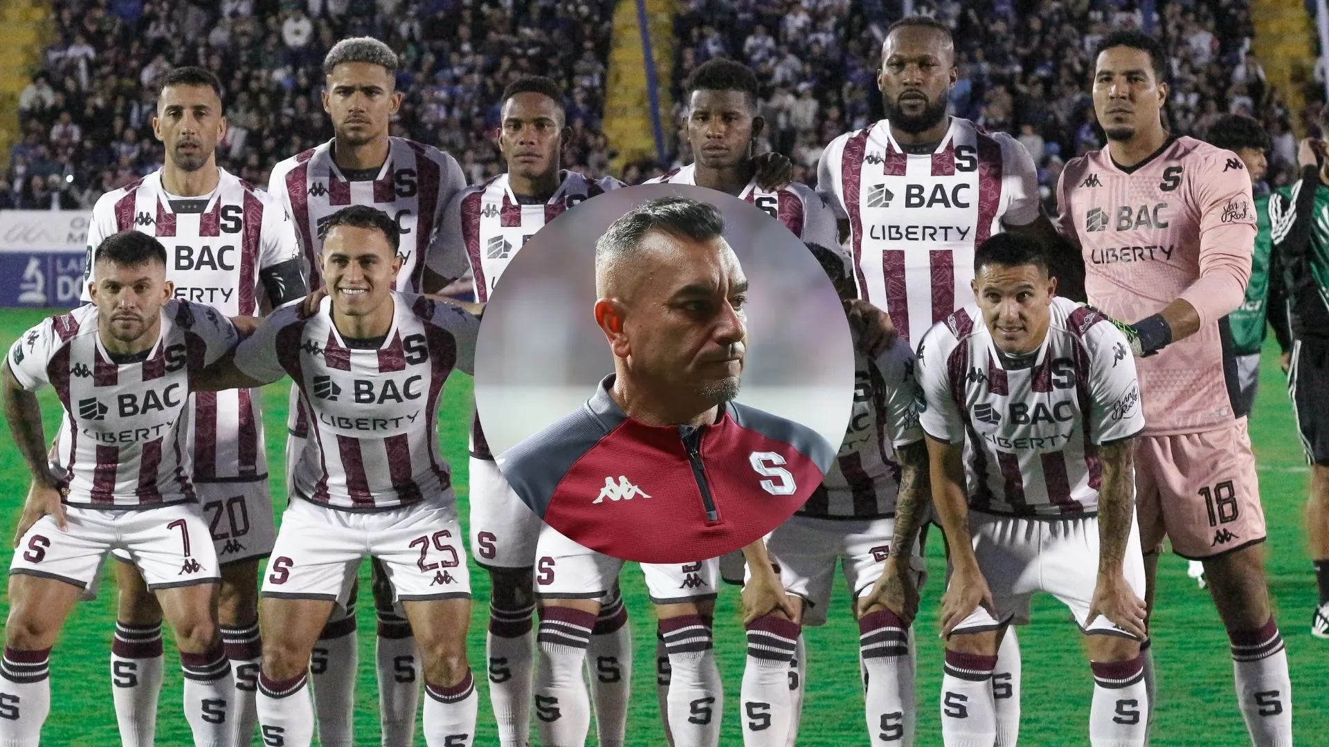 El 11 inicial de Saprissa y José Giacone.