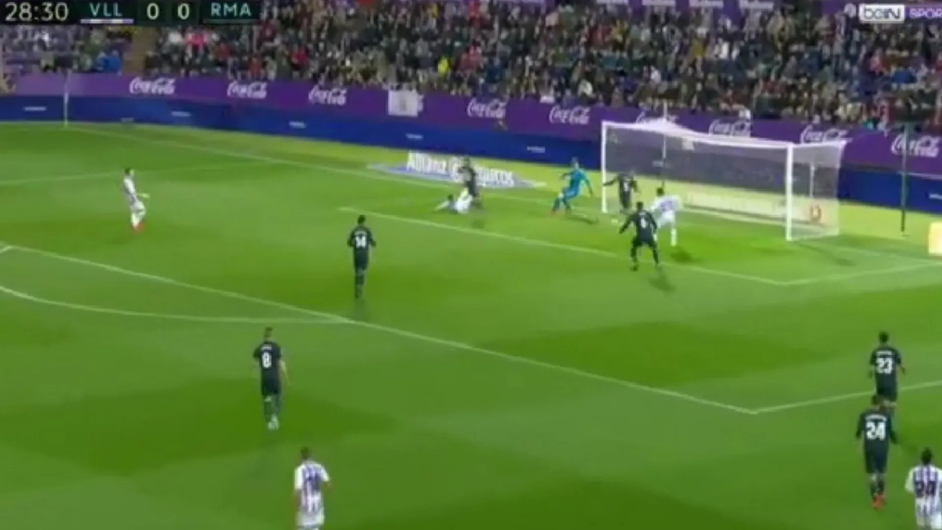 El gol que le hacen a Thibaut Courtois
