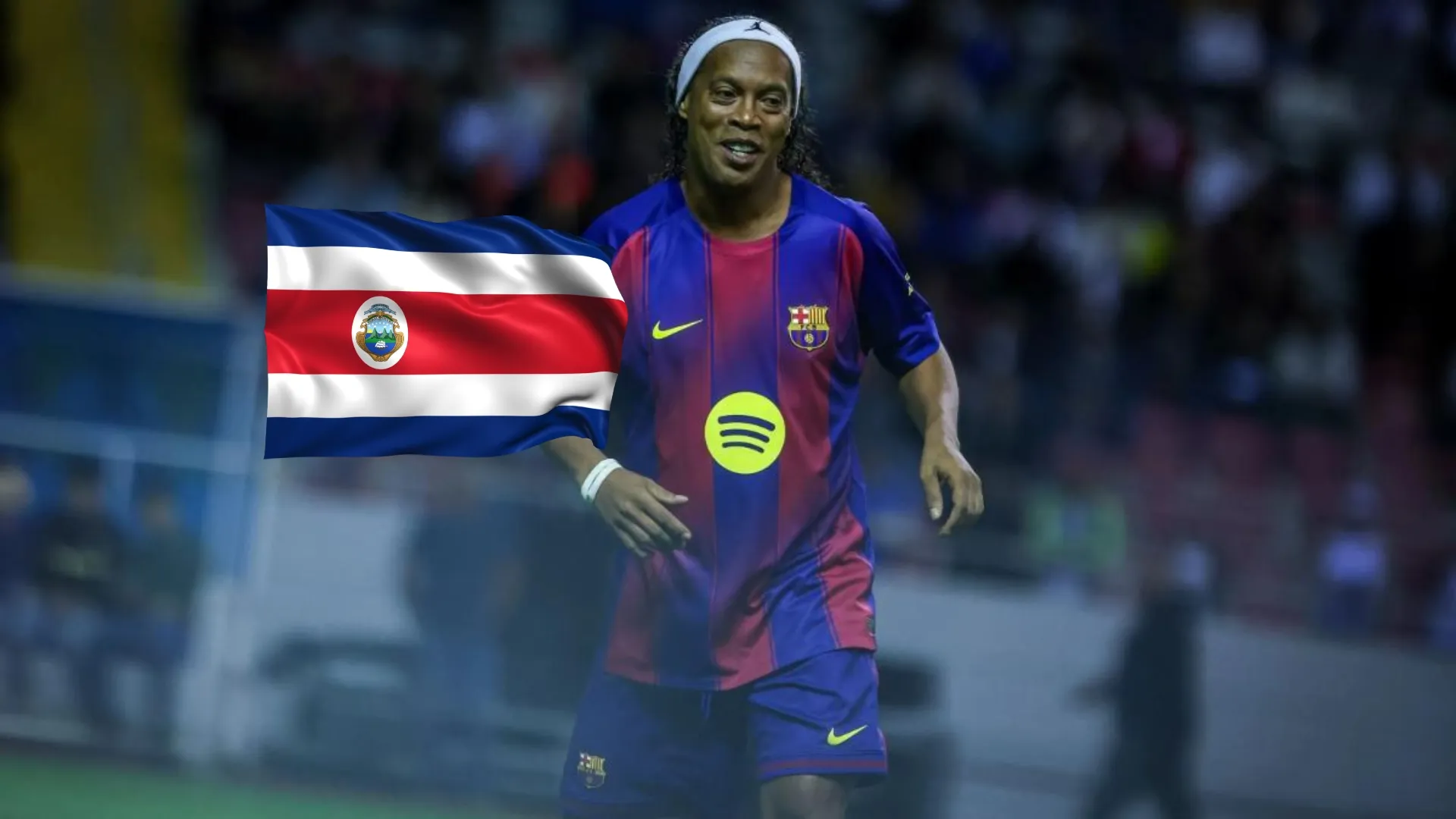 Rendido ante los ticos: Ronaldinho emociona a Costa Rica con su gesto en el Clásico que Real Madrid le ganó a Barcelona