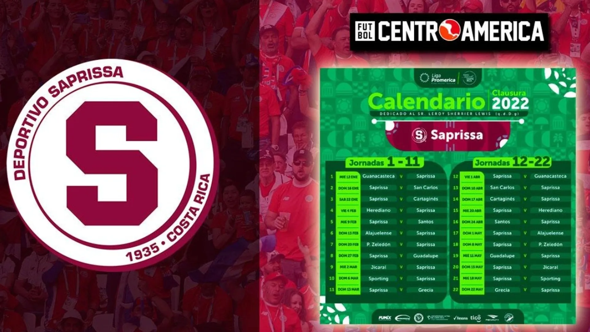 El fixture de Saprissa en el Clausura 2022: cuándo juega fecha a fecha y contra quién