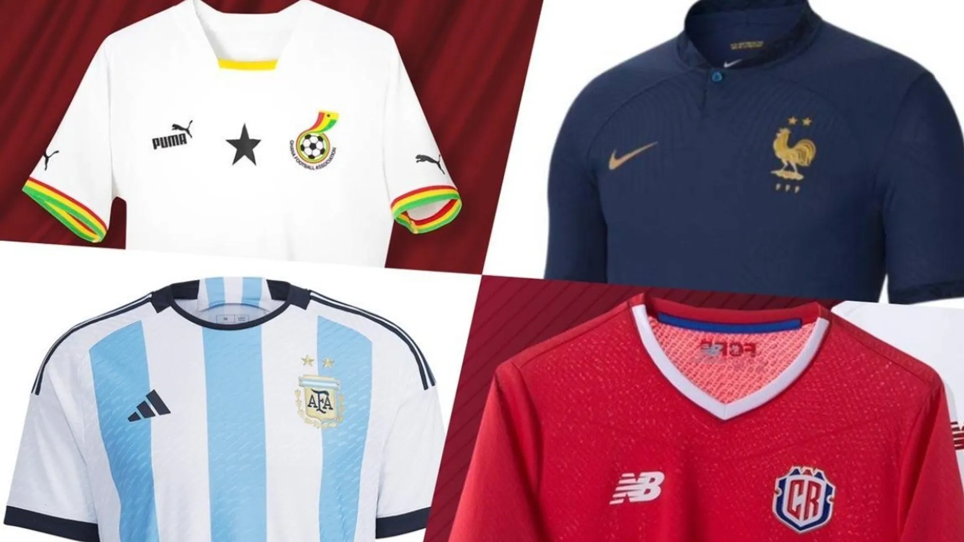 El balance de las marcas que vestirán a las 32 selecciones de Qatar 2022