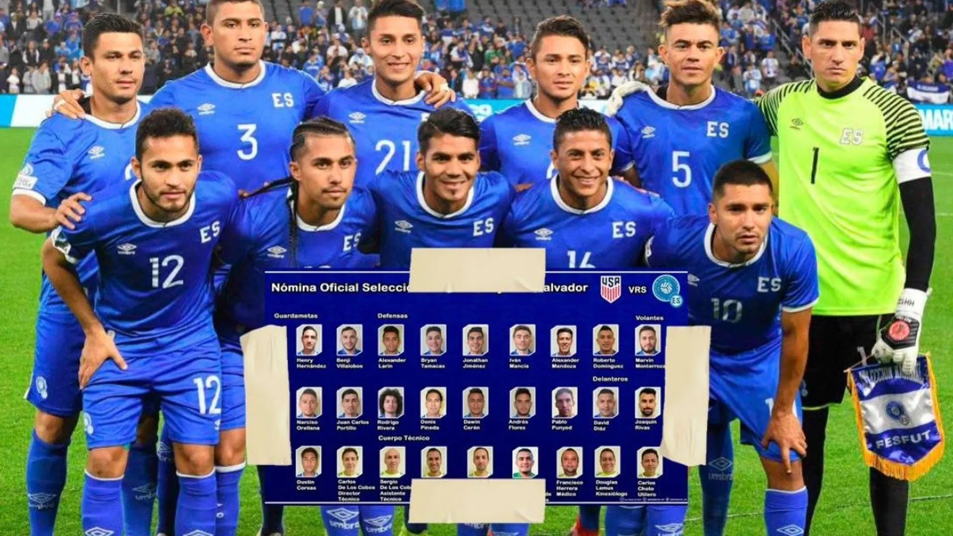 Los convocados de El Salvador para el amistoso ante Estados Unidos