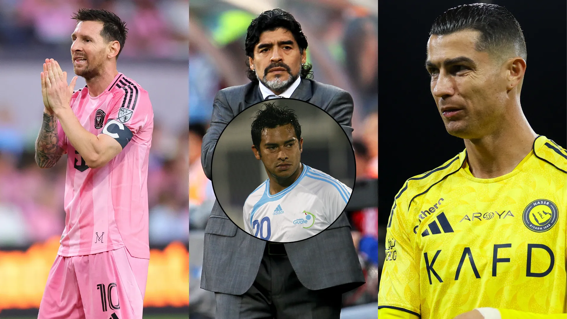carlos ruiz-diego maradona-lionel messi-cristiano ronaldo