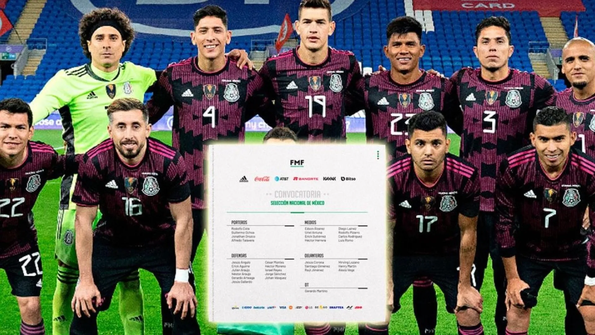 Eliminatorias Concacaf: México presenta su nómina para enfrentar a Honduras y El Salvador