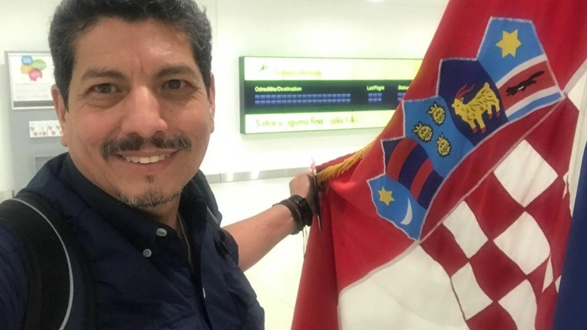 Yuri Cortez llegó a Croacia para sus merecidas vacaciones