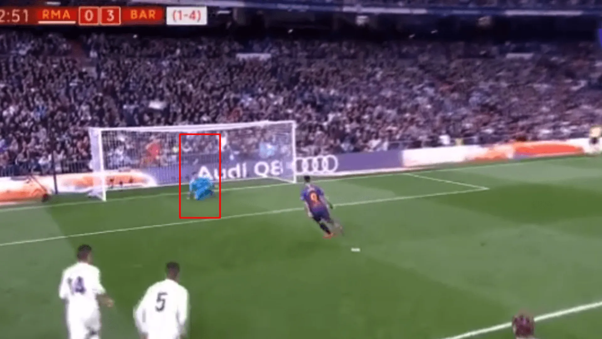 ¡Tendido! Keylor fue testigo de honor en penalazo a lo Panenka de Suarez