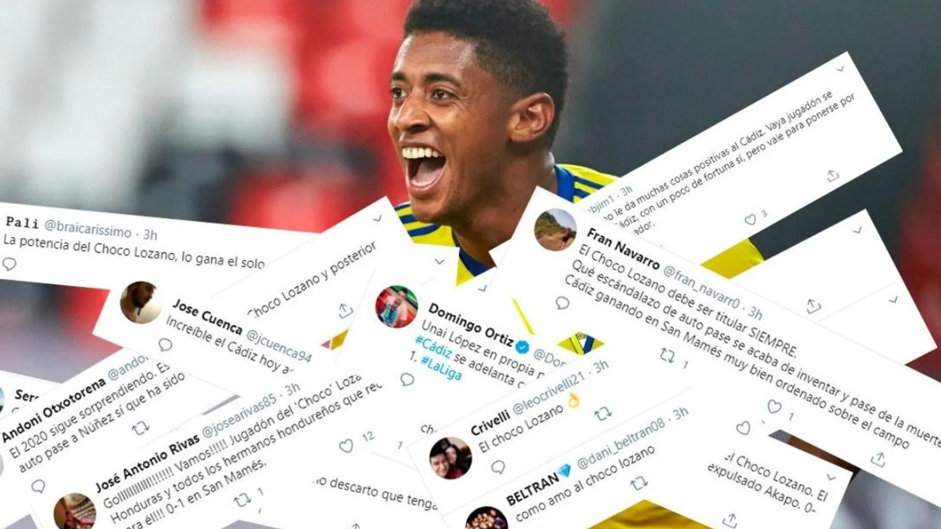 Anthony "Choco" Lozano desata locura en afición del Cádiz