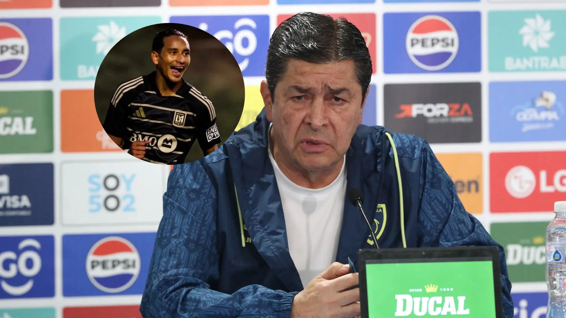 Luis Fernando Tena fue directo con LAFC tras no prestar a DeCarlo Guerra a la Selección de Guatemala