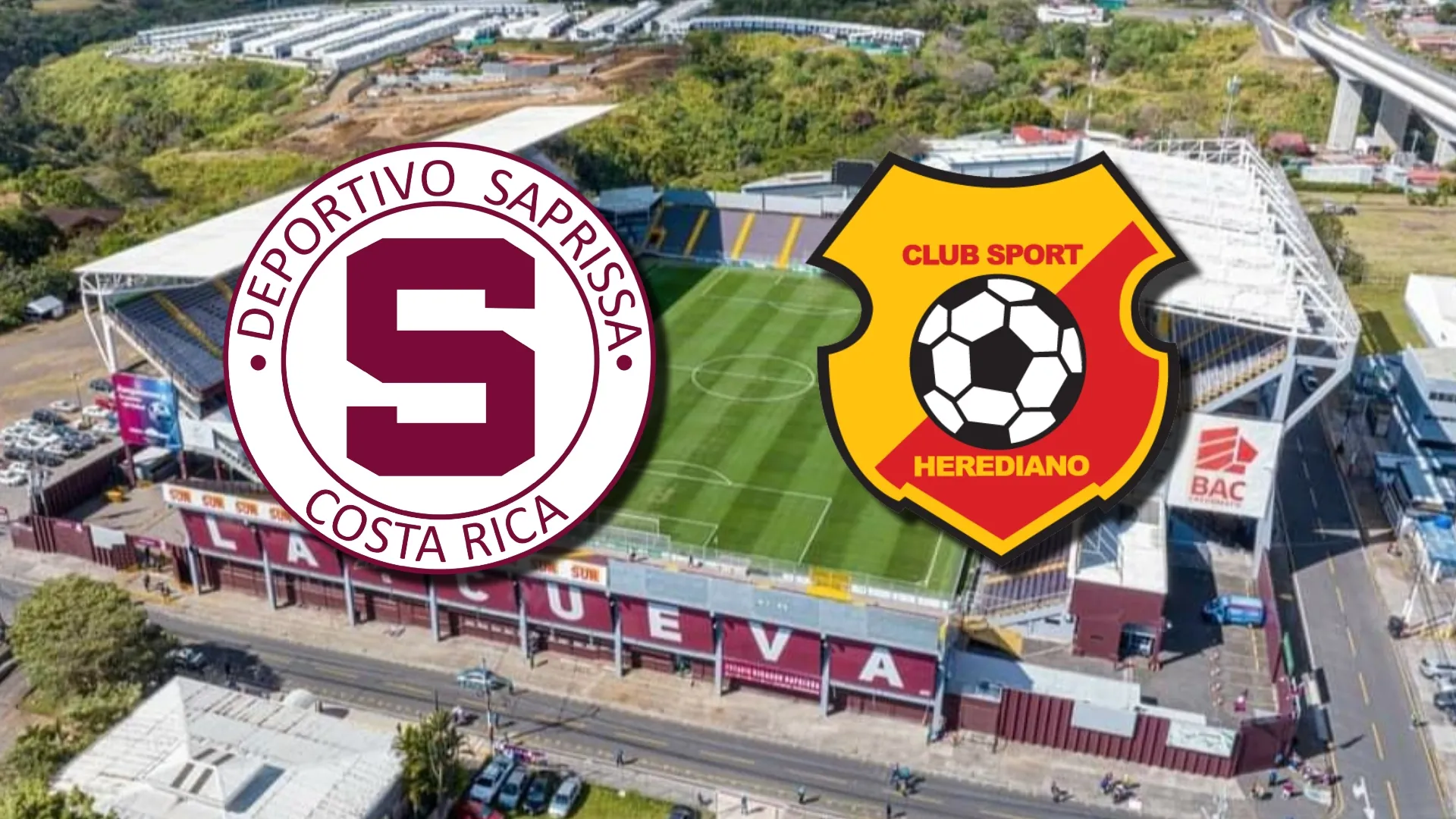 Todo listo para ver Saprissa vs. Herediano.