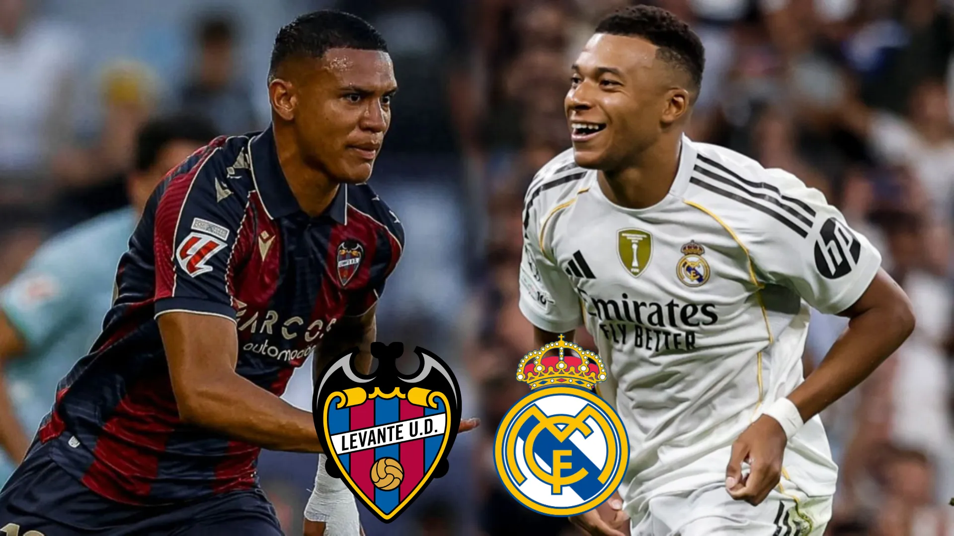 Kervin Arriaga y Levante enfrentan a Kylian Mbappé y el Real Madrid: ¿A qué hora juegan y cómo ver hoy el partido? La Liga 2025
