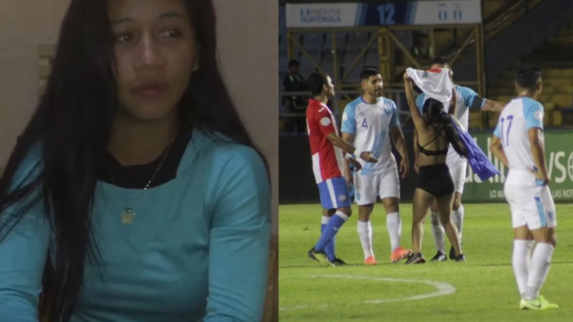 Entre lágrimas, youtuber que invadió partido de Guatemala pide que no la detengan