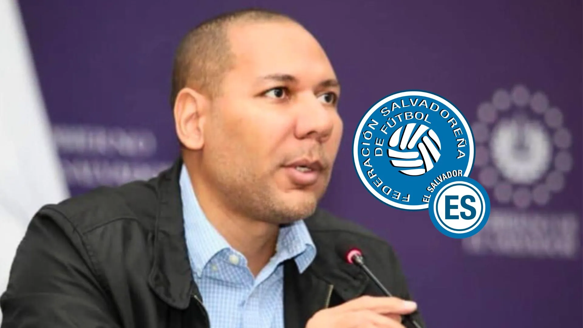 Yamil Bukele en conferencia de prensa.