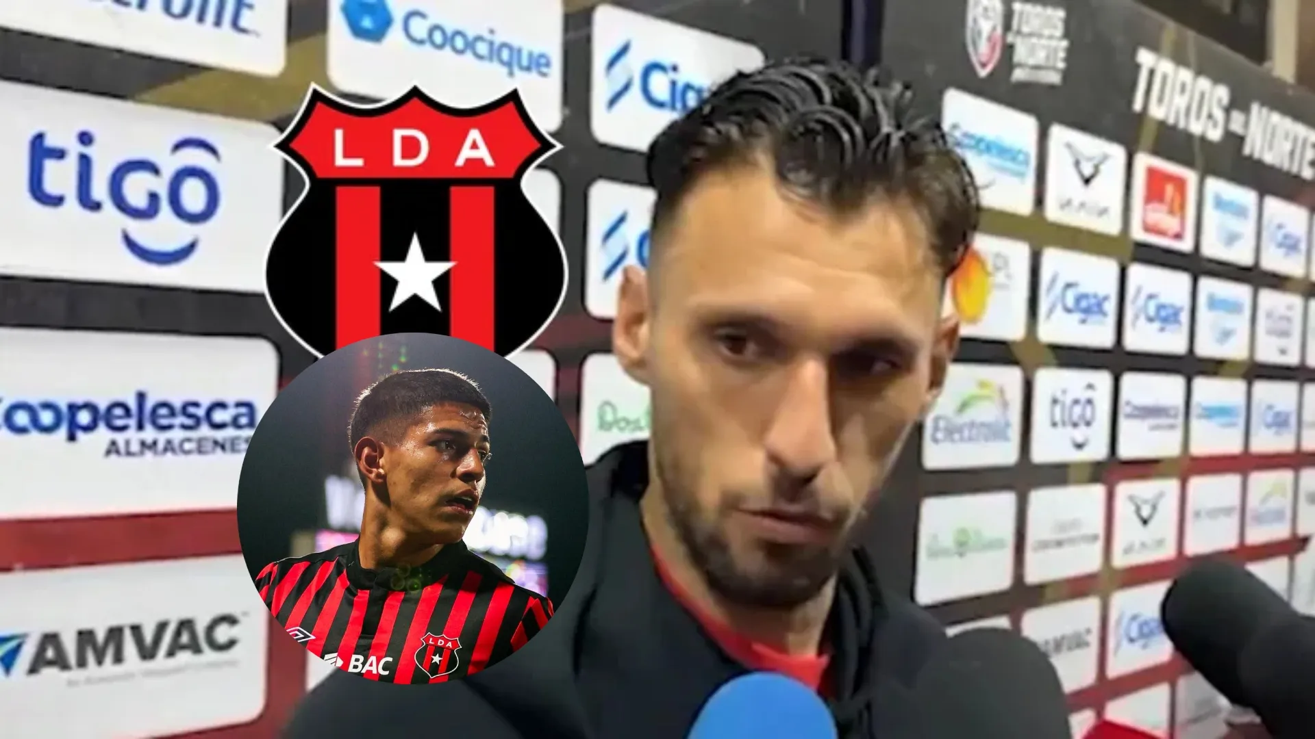 Washington Ortega evitó referirse a Alejandro Bran y señaló el grave error de Alajuelense que le costó la derrota ante Herediano