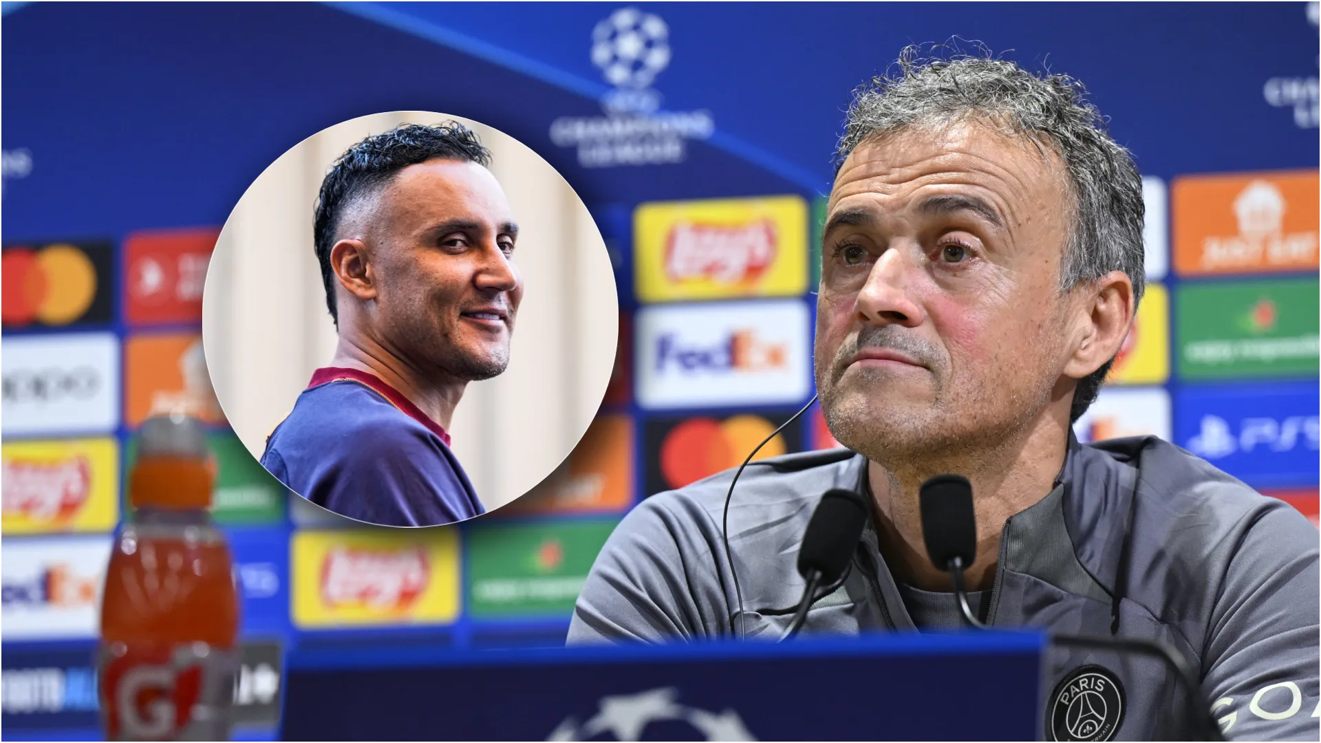 Luis Enrique da esperanzador mensaje a Keylor Navas sobre su situación en PSG